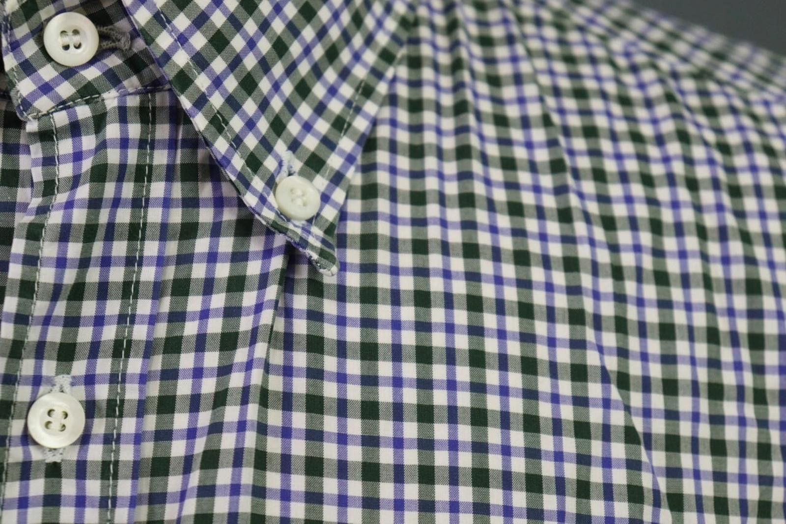 Brunello Cucinelli Brunello Cucinelli Multi Plaid Cotton Shirt Size 2XL Size US XXL / EU 58 / 5 - 7 Thumbnail