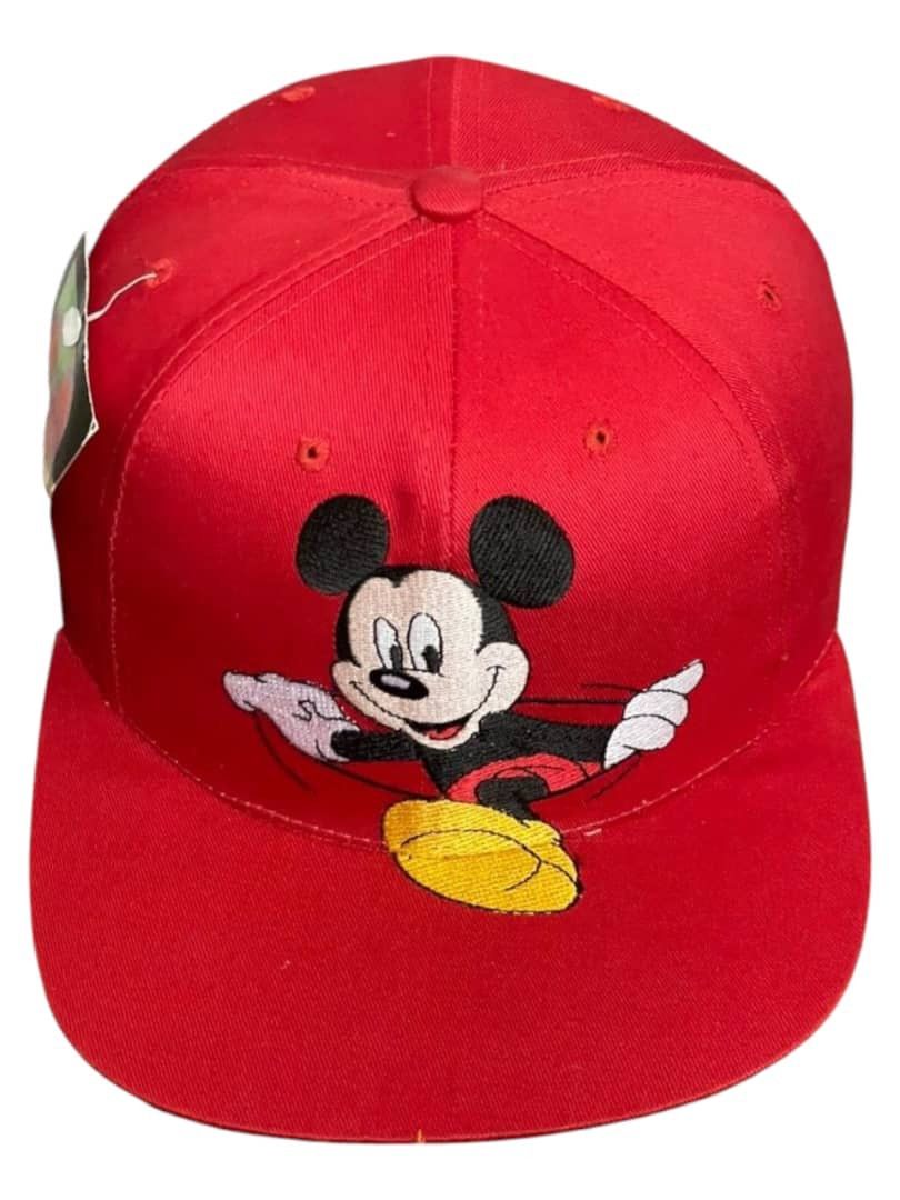 Mickey Mouse × Mickey Unlimited × Vintage RARE DEADSTOCK VINTAGE 90s MICKEY MOUSE EMBROIDERY CAP Size ONE SIZE - 1 Thumbnail