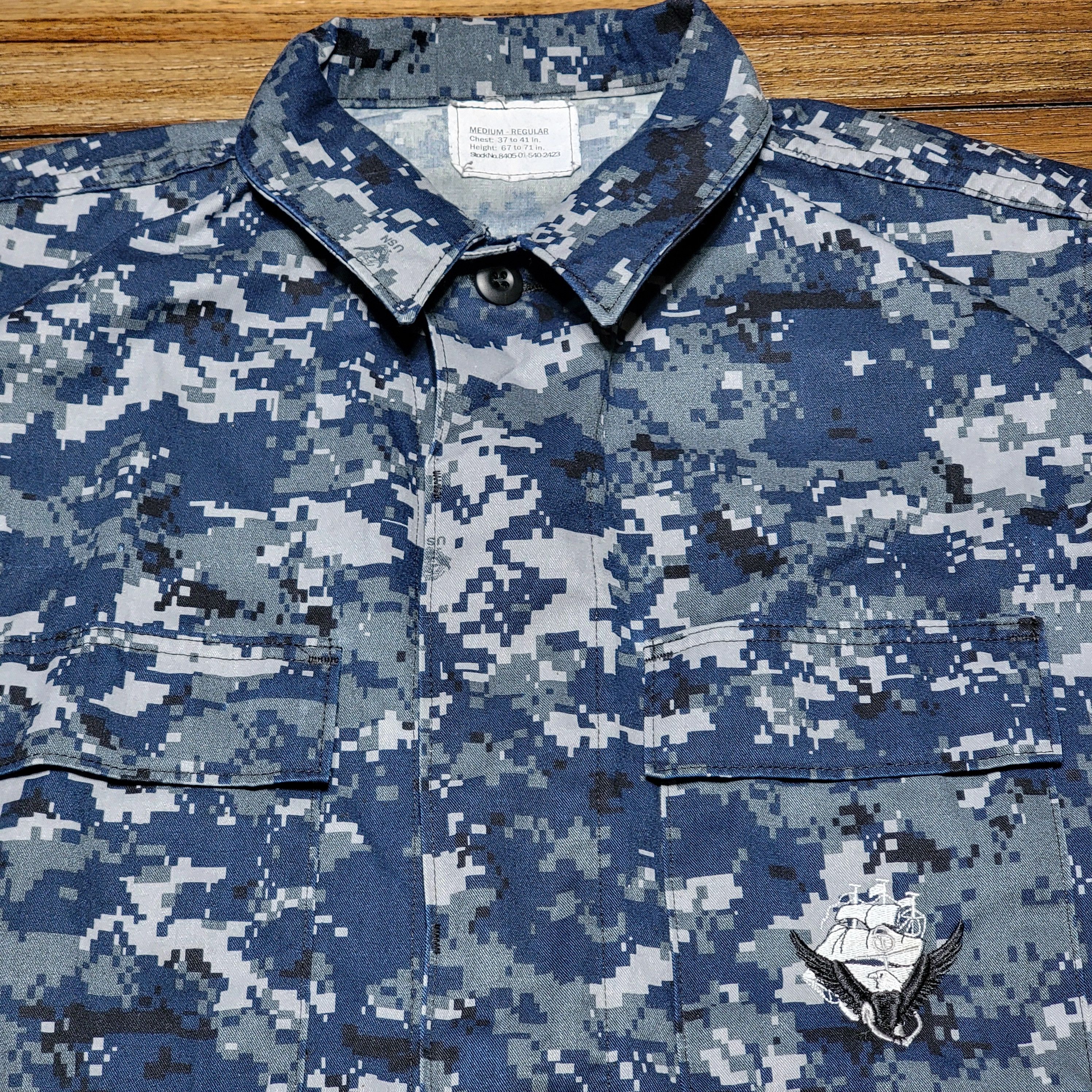 Other US Navy LS Full Button Shacket - Size Medium Regular Size M / US 6-8 / IT 42-44 - 2 Thumbnail