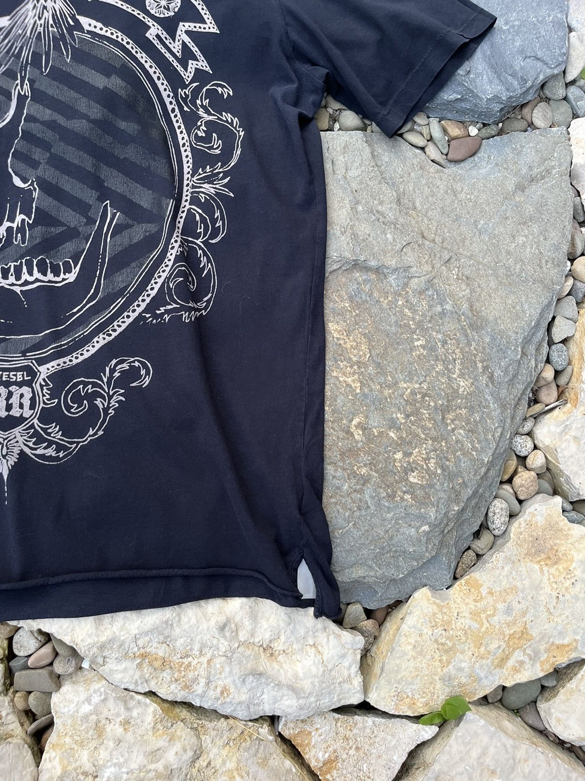 Diesel × Vintage Vintage Diesel RR y2k skull tee t-shirt eagle goth Size US XL / EU 56 / 4 - 5 Thumbnail