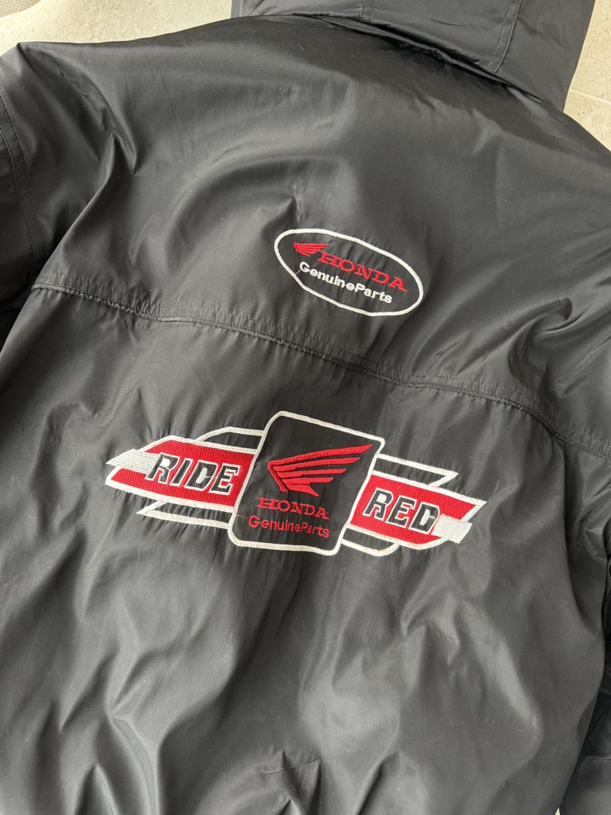 Honda Vintage Honda Puffer Winter Jacket Y2K Racing Size US XL / EU 56 / 4 - 7 Thumbnail