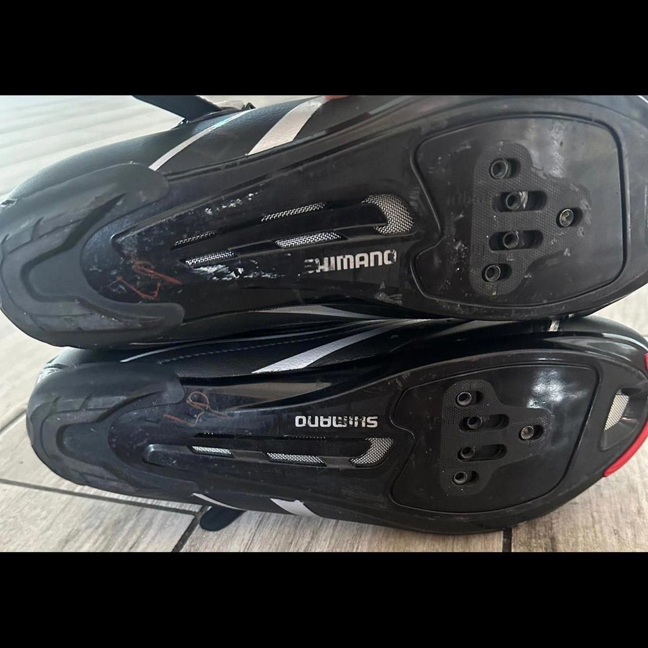 Designer Used Black Shimano Road Cycling Size US 12 / EU 45 - 2 Thumbnail