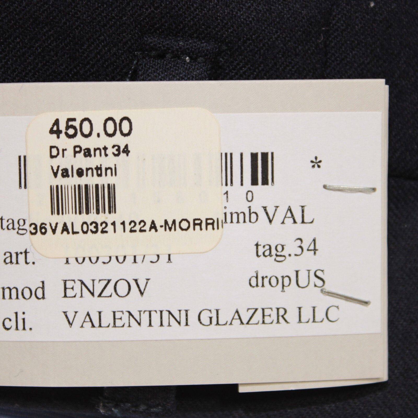 Other Valentini New with tags Dress Pants Size 34 US In Blue Size US 34 / EU 50 - 4 Thumbnail