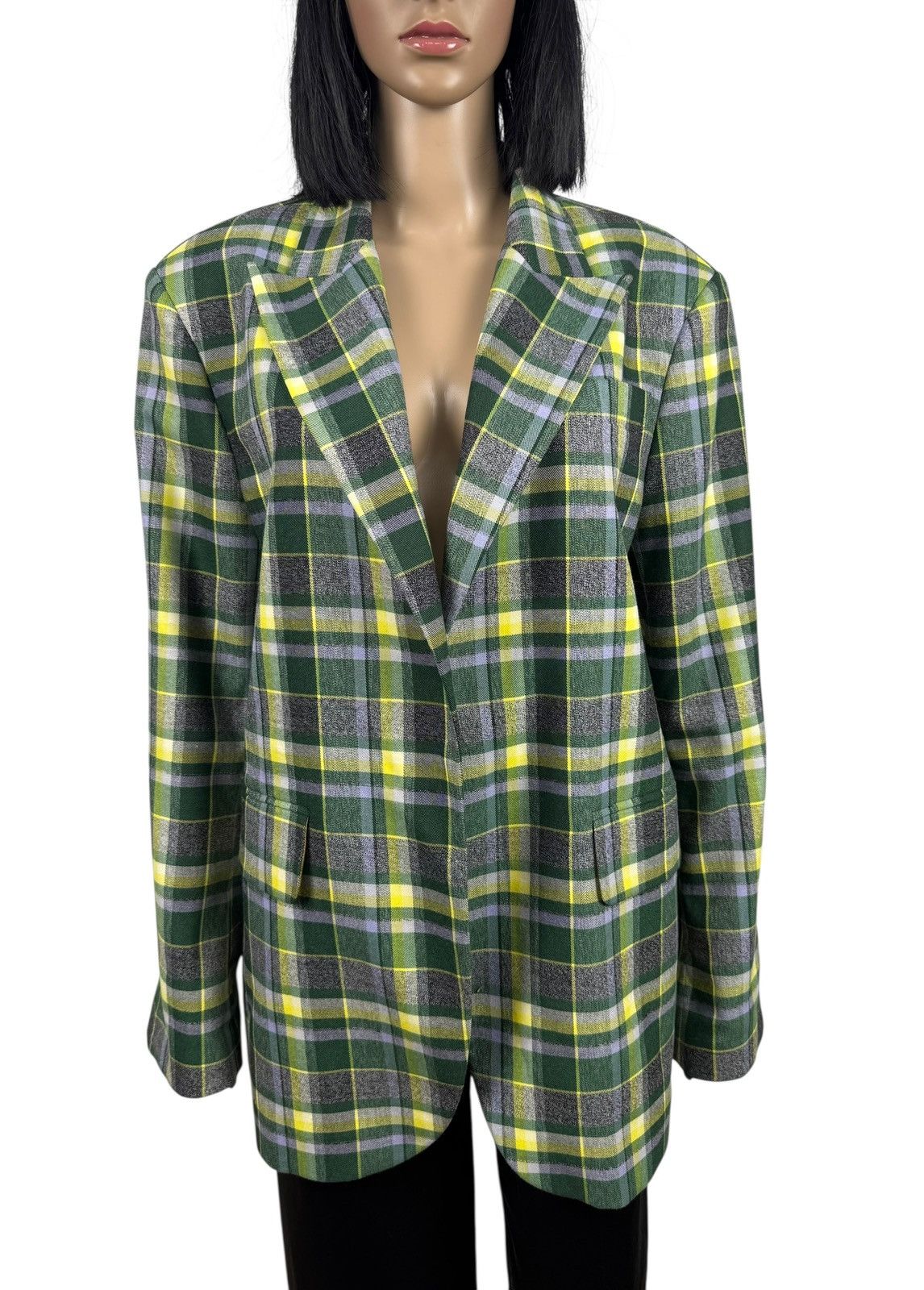 Other Gasanova Plaid Blazer Wool-Viscose One size Size ONE SIZE - 2 Thumbnail