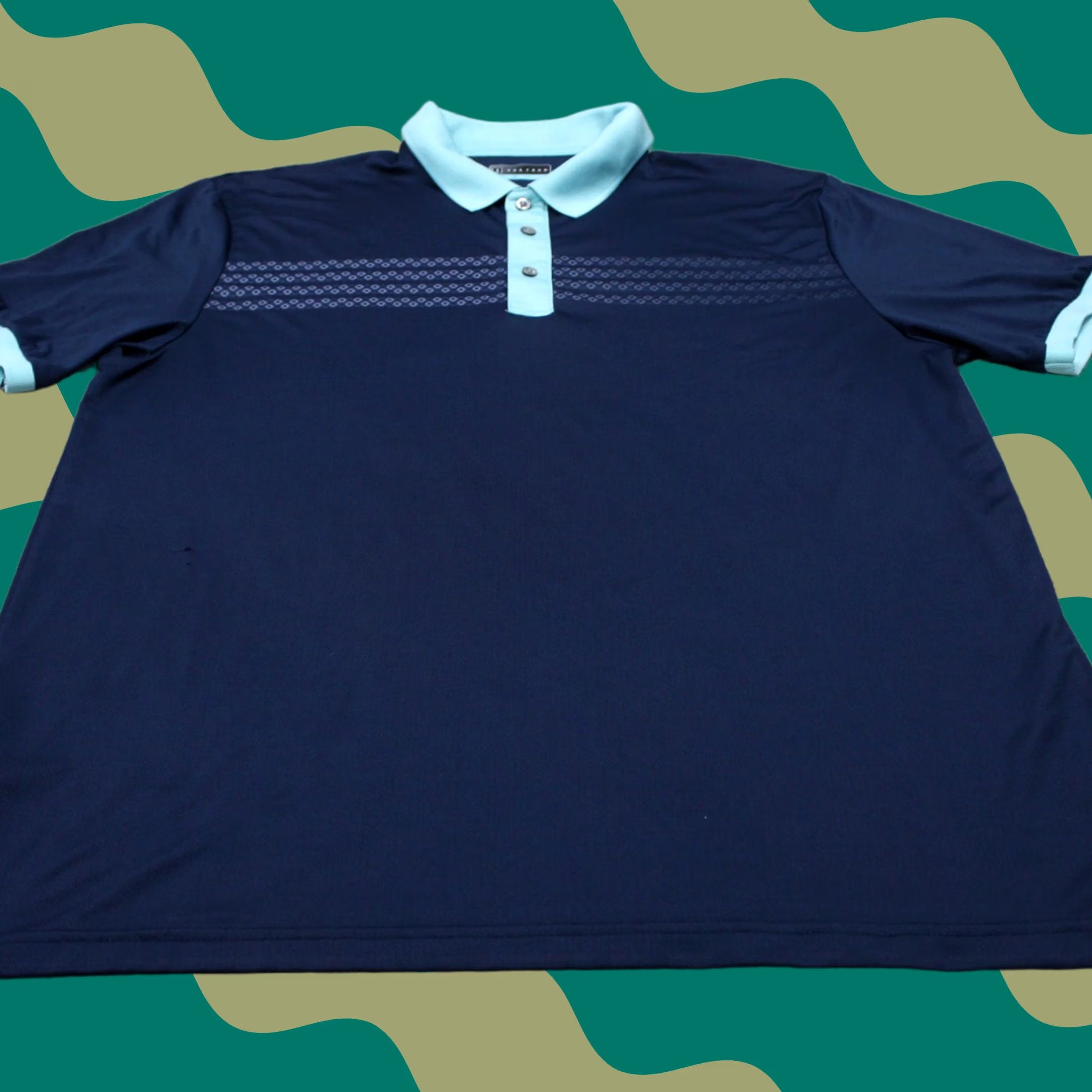 PGA Tour PGA Tour Polo Shirt Mens XL Blue Golf Short Sleeve Pullover Knotless Polyester Stretch Shirt Size US XL / EU 56 / 4 - 1 Thumbnail
