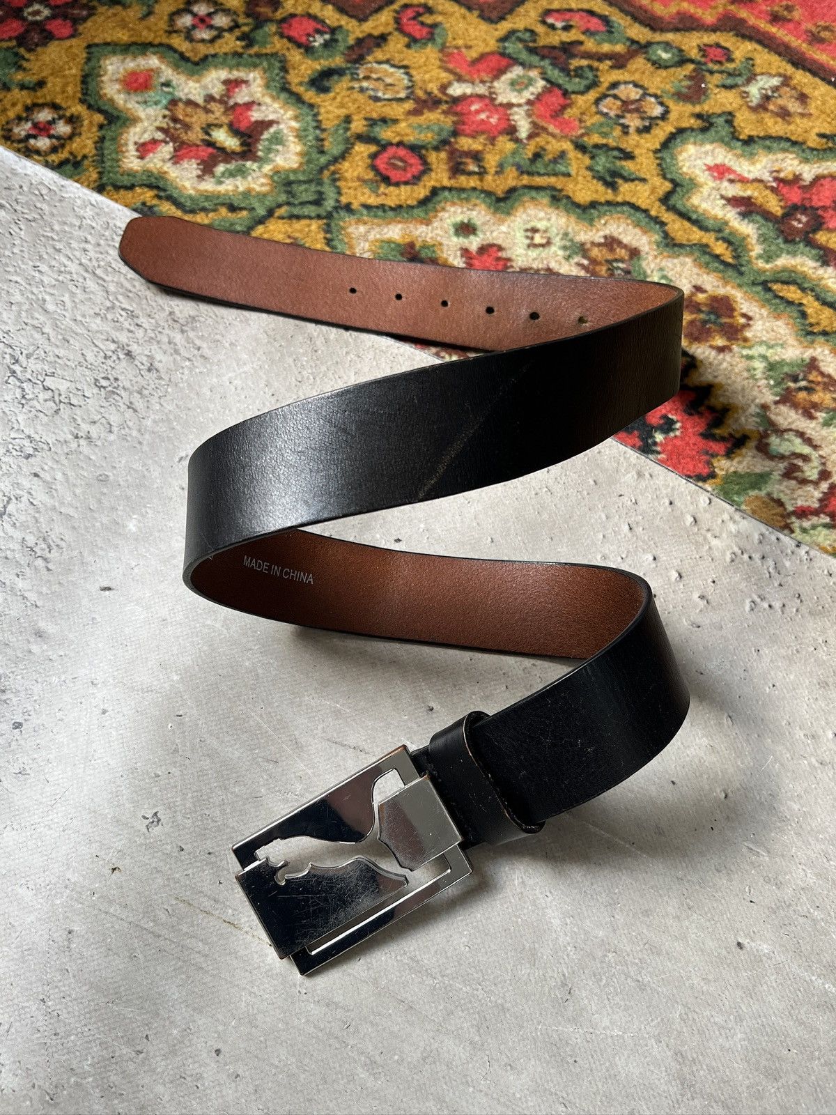 Puma Streetwear y2k Puma archive leather belt hype Size ONE SIZE - 1 Thumbnail