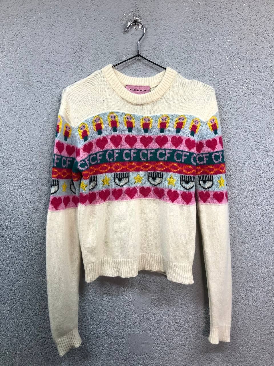 Chiara Ferragni Chiara Ferragni womens wool / cashmere sweater XS Size XS / US 0-2 / IT 36-38 - 1 Thumbnail