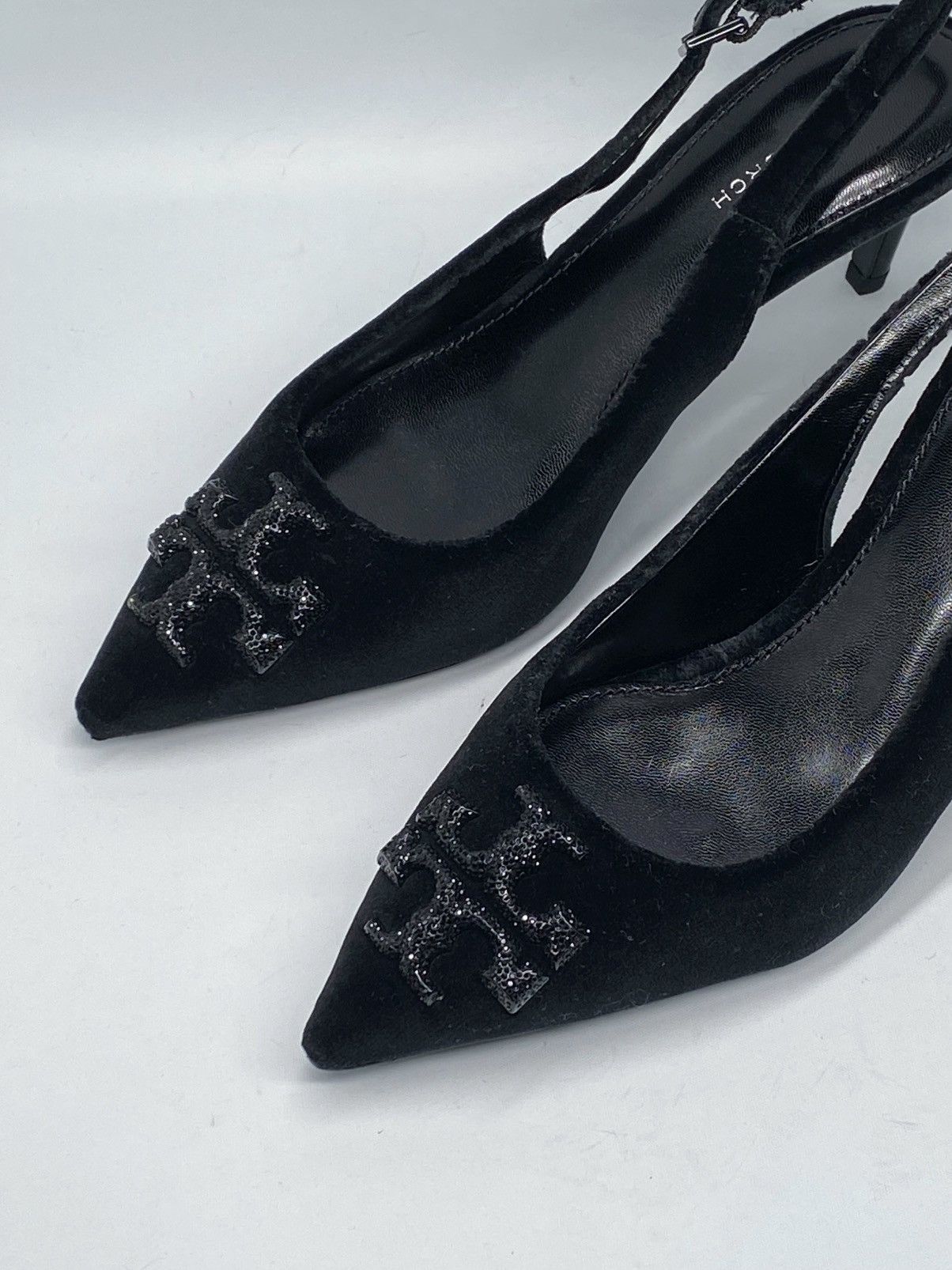 Tory Burch Tory Burch Eleanor Velvet Slingback Pointed Toe Pump size 6 Size US 6 / IT 36 - 7 Thumbnail