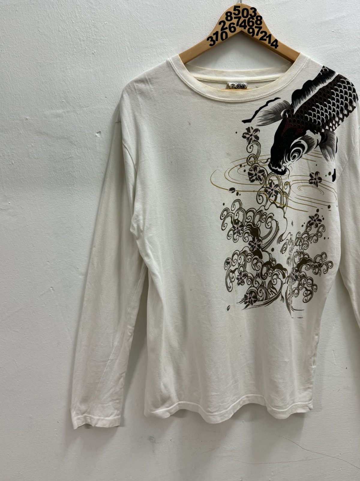 Japanese Brand VINTAGE JAPAN DESIGNER FISH SUKAJAN LONG SLEEVE Size US M / EU 48-50 / 2 - 3 Thumbnail