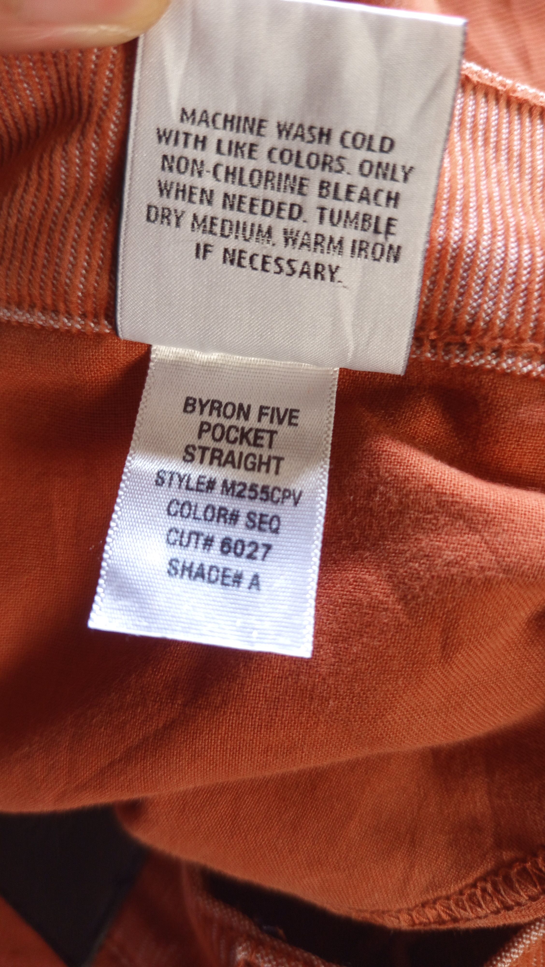 Hudson Hudson Byron 5 Pocket Straight M255CPV Size US 33 - 9 Thumbnail