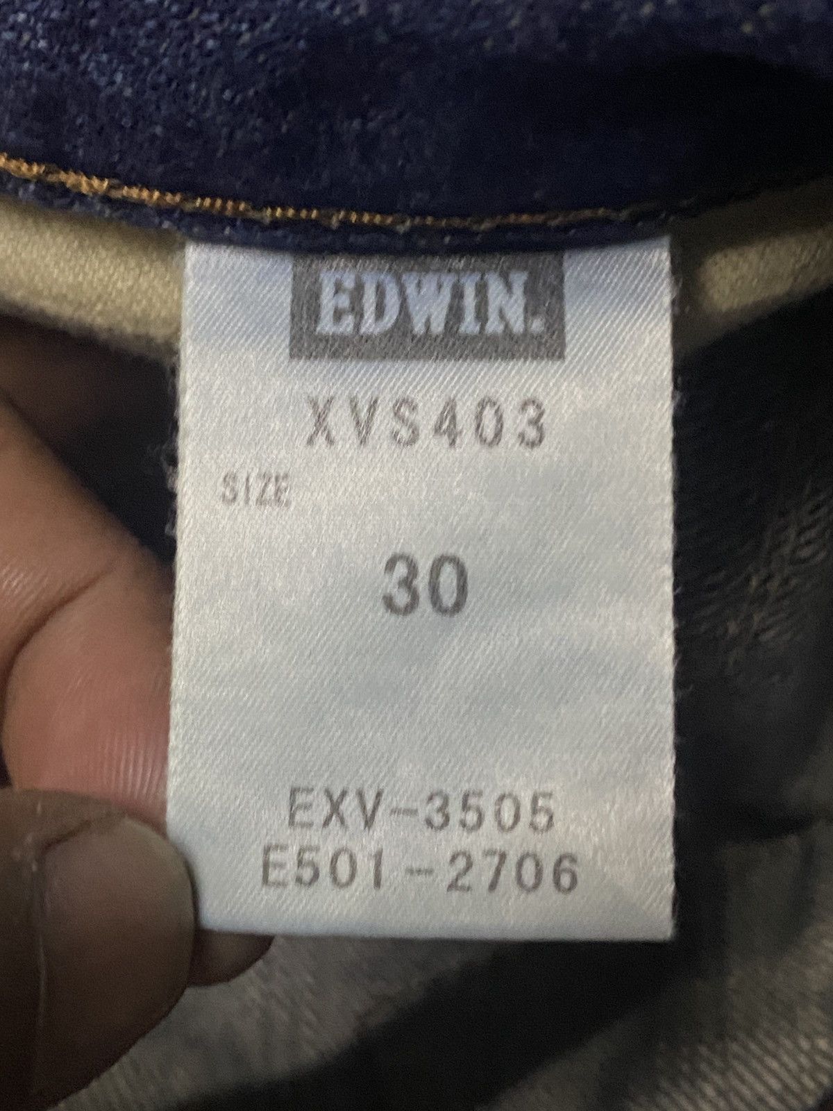 Junya Watanabe Edwin Exclusive Vintage Mud Wash Distressed Loose Jeans Size US 32 / EU 48 - 19 Thumbnail