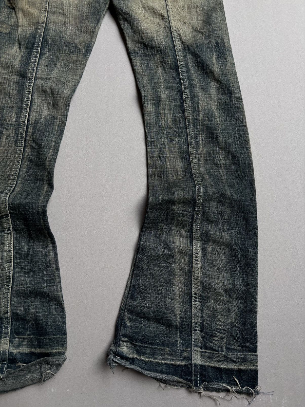 Japanese Brand Glad news flare jeans Size US 29 - 6 Thumbnail