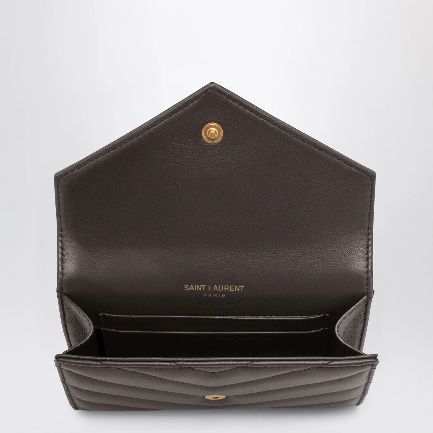 Saint Laurent Paris o1d2blof0526 Size: OS / Cassandre Wallet in Brown Size ONE SIZE - 3 Thumbnail