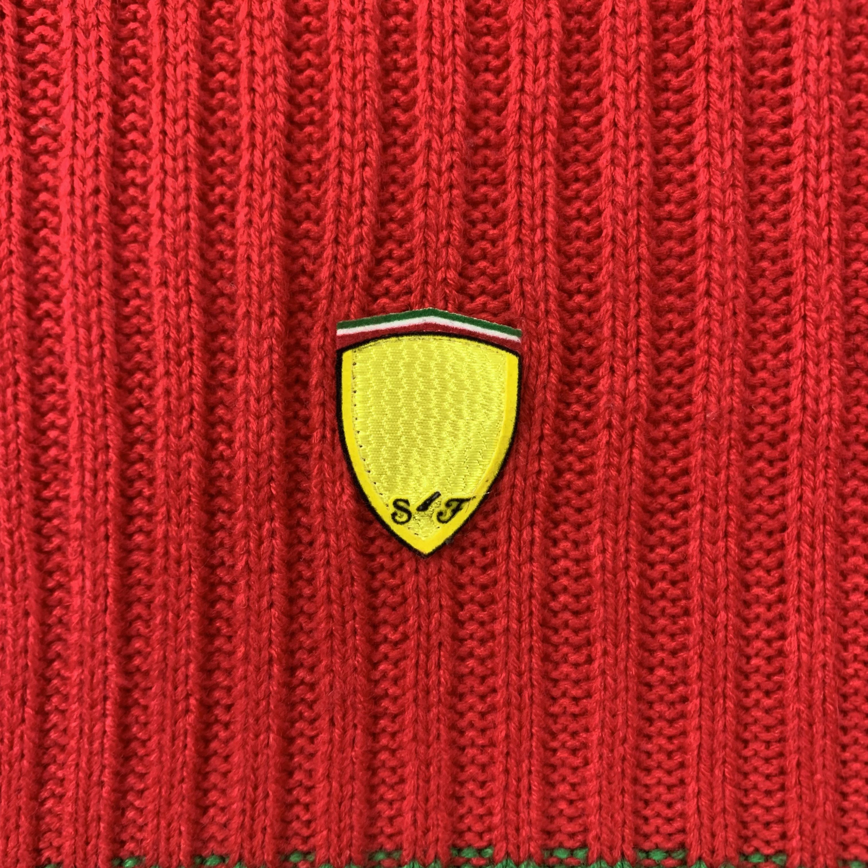Ferrari Ferrari Scarf Wool Muffler Neck Wrap BL9317 Size ONE SIZE - 4 Thumbnail