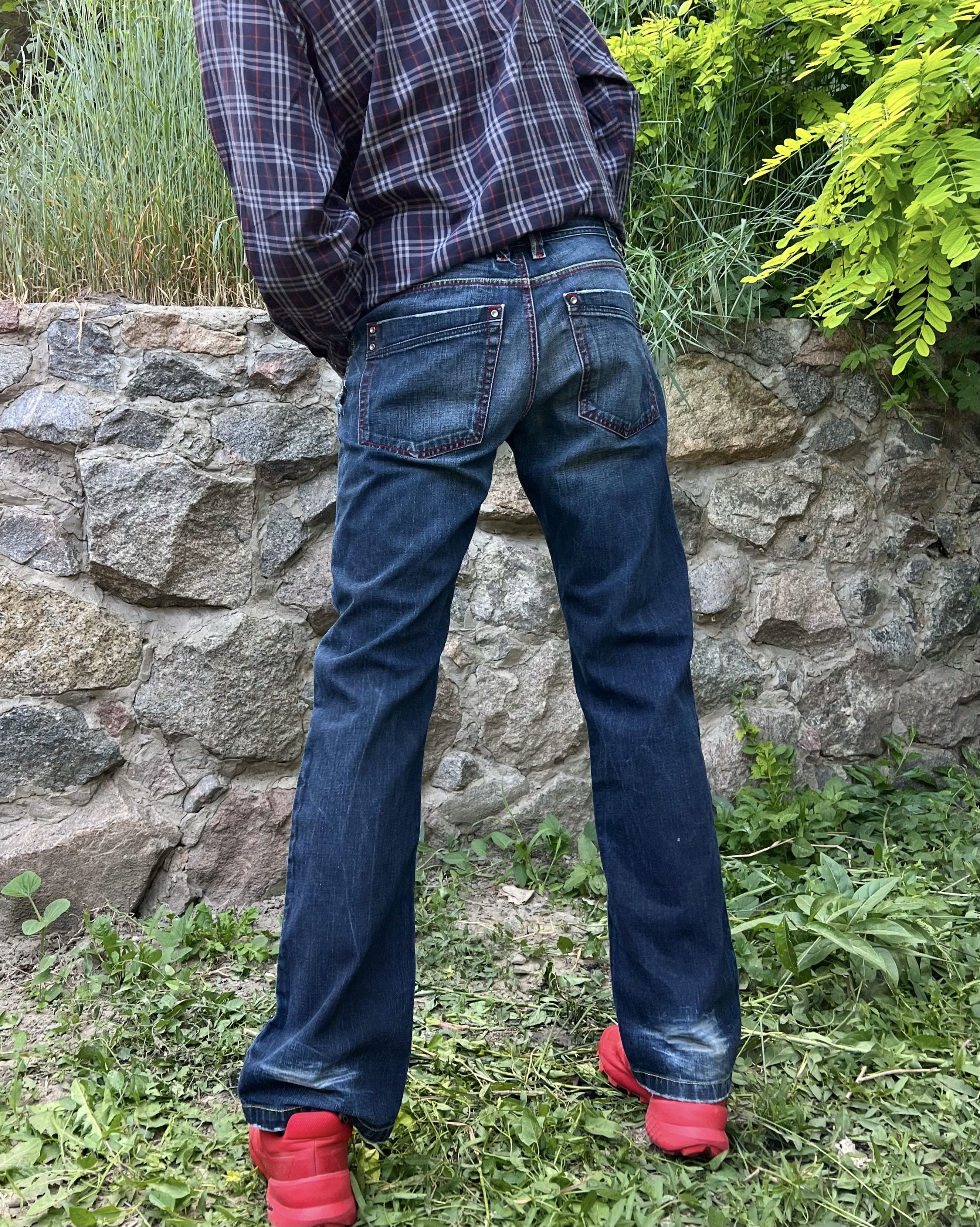 Diesel Y2K Vintage Diesel Flared Baggy Distressed Denim Jeans Size US 34 / EU 50 - 6 Thumbnail