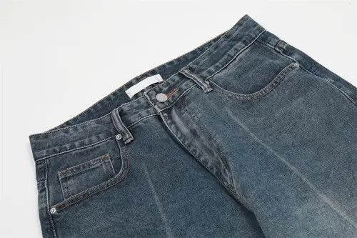 Japanese Brand × Jean Pants Men's washed distressed casual straight jeans Size US 32 / EU 48 - 3 Thumbnail