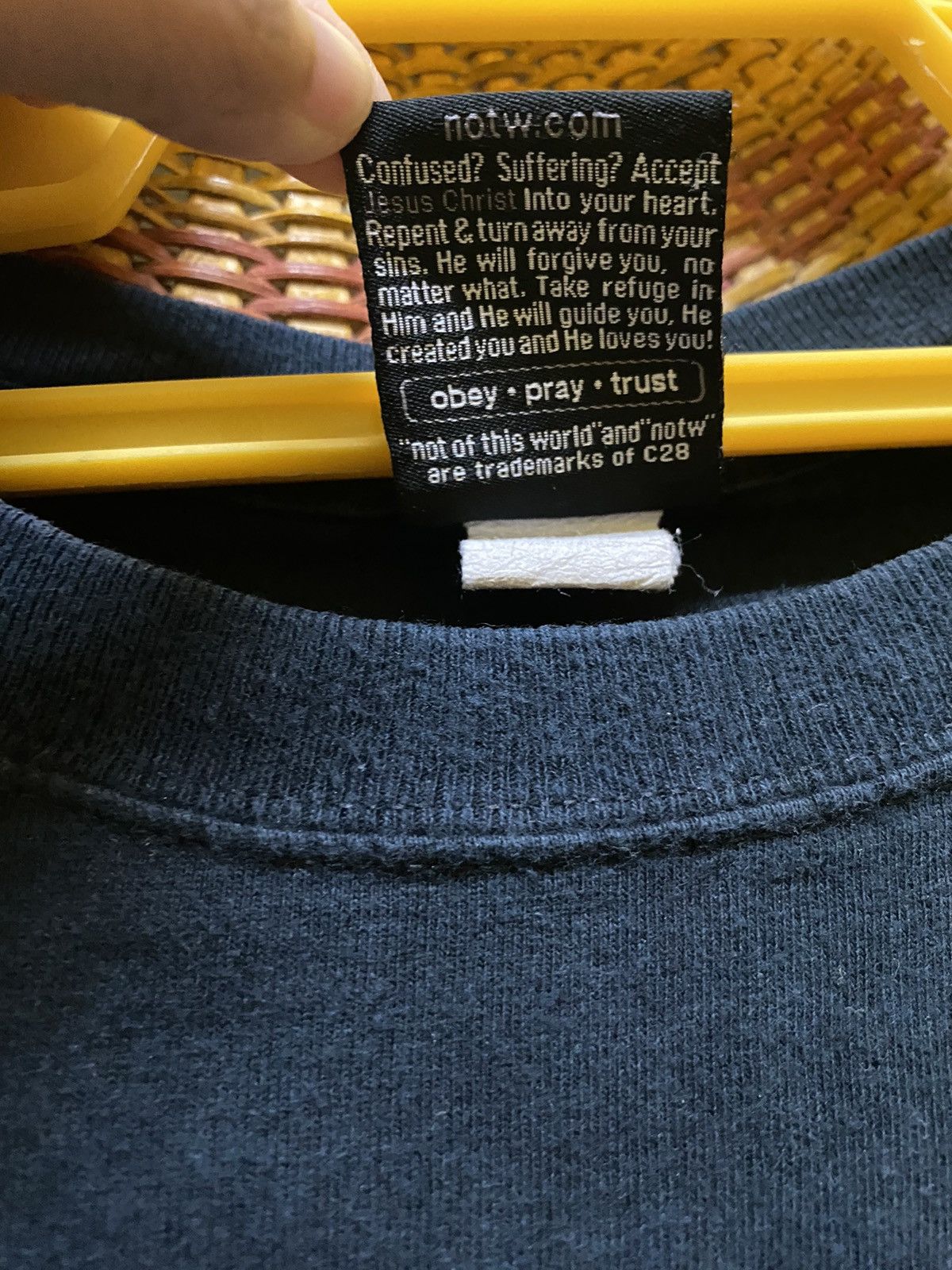 Other Vtg 00’s Not of This World ‘’ dont wait'’ jesus Christ Size US XL / EU 56 / 4 - 6 Thumbnail