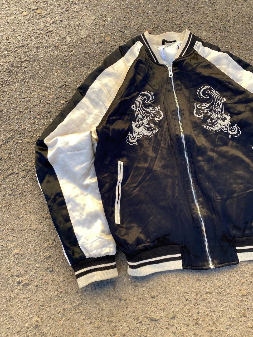 Japanese Brand × Vintage Vintage Ed Hardy style japanese bomber jacket Size US M / EU 48-50 / 2 - 6 Thumbnail