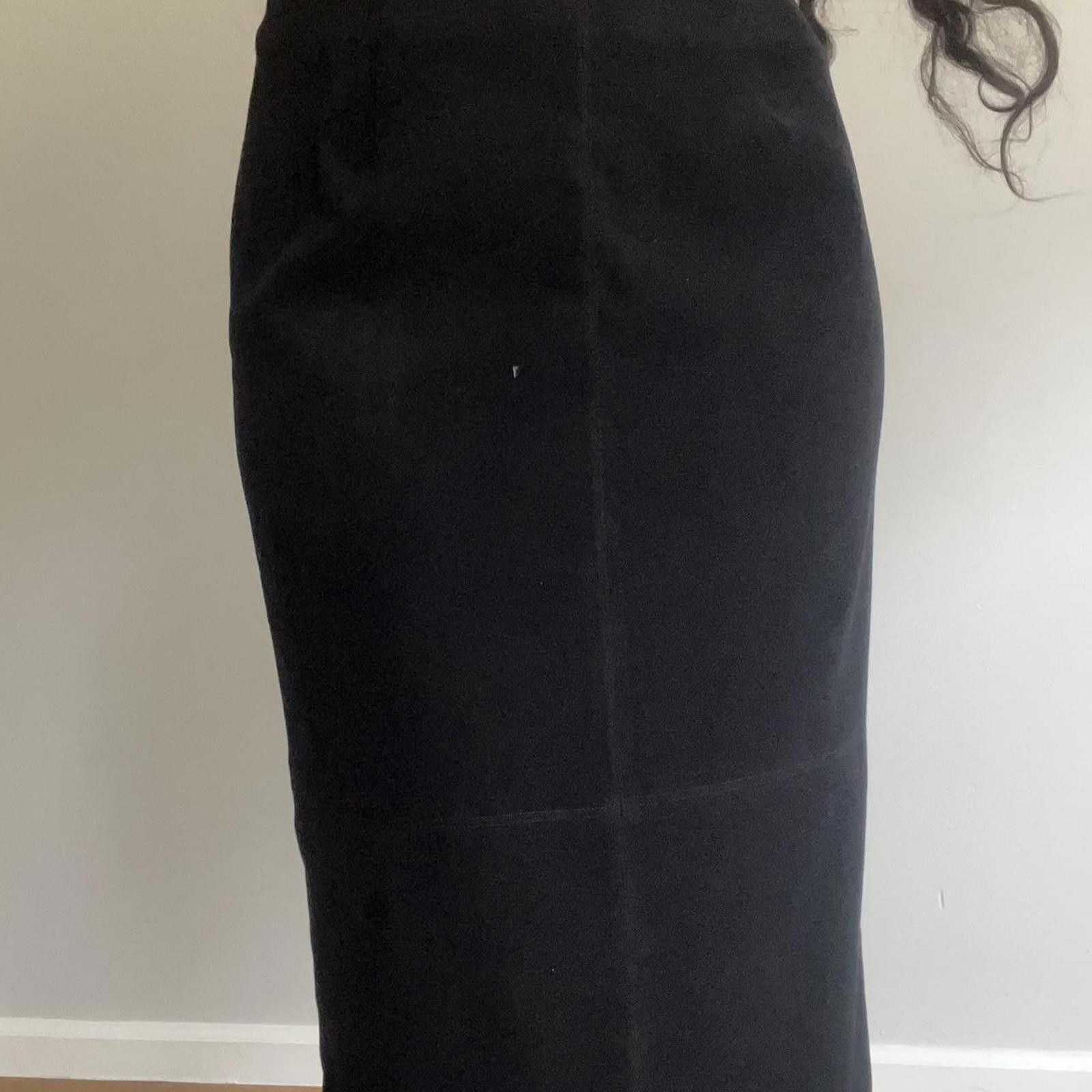 Other Black maxi skirt with zipper waist very fitted #maxiskirt Size 28" / US 6 / IT 42 - 5 Thumbnail