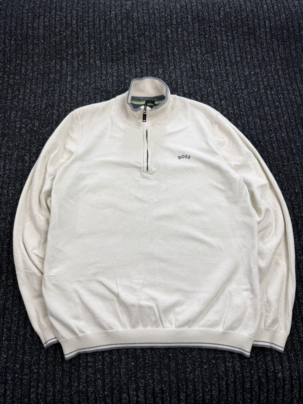 Boss 1/3 Half Zip Pullovers Jumper