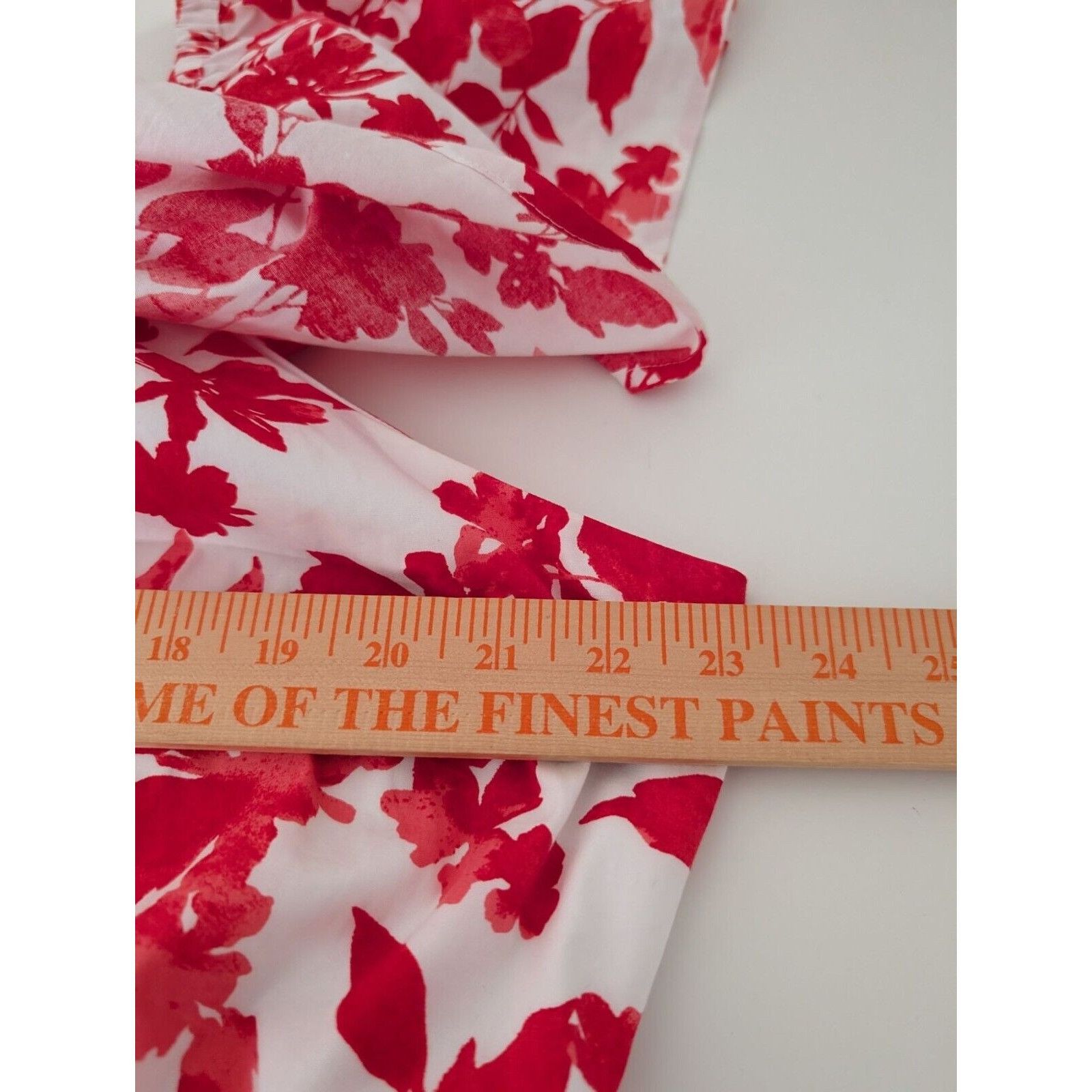 Designer Lane Bryant Floral Maxi Dress Womens Size 22/24 White Red Size 3XL / US 20-22 - 9 Thumbnail