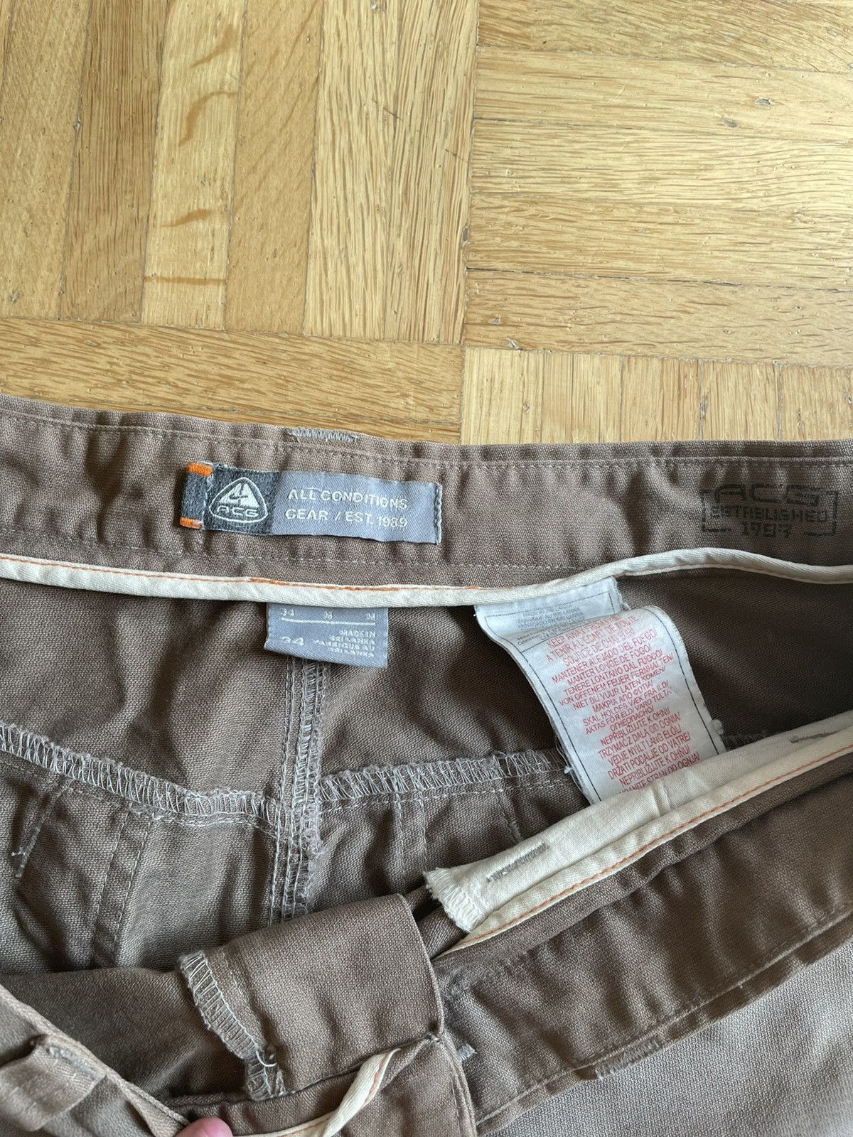 Nike ACG × Vintage nike ACG SHORTS Size US 34 / EU 50 - 3 Thumbnail