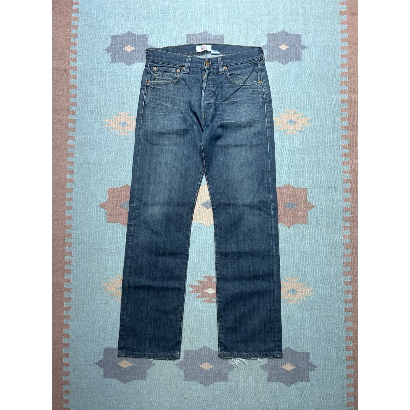 Levi's VINTAGE Levi’s 501 XX Jeans Straight Blue Dark Wash 32x32 Mens Size US 32 / EU 48 - 5 Thumbnail
