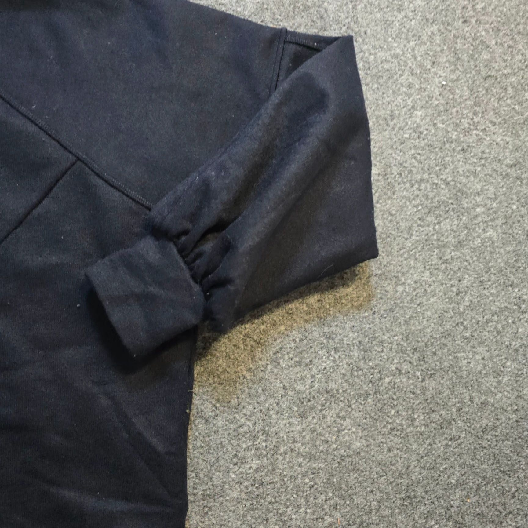 Prana Prana Sweater Women Size M Blue Wool Blend Hoodie Drawstring Pockets Casual Pullover Mock Neck Long Sleeve Size M / US 6-8 / IT 42-44 - 3 Thumbnail