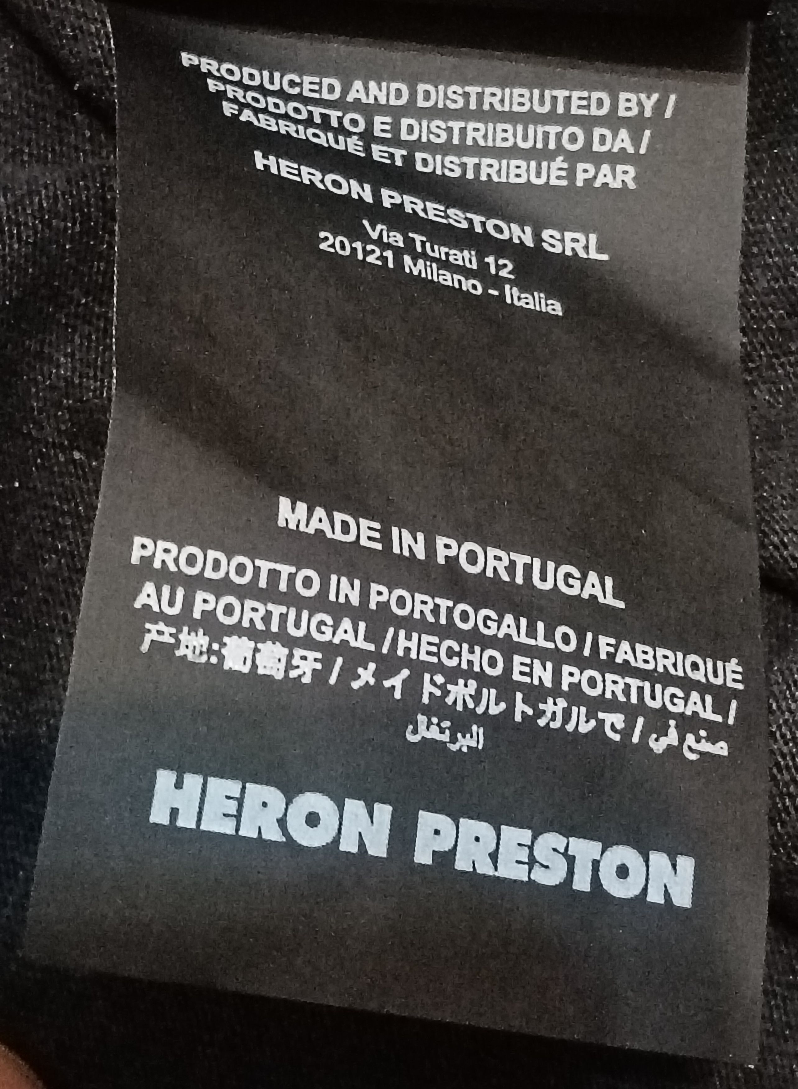 Heron Preston HERON PRESTON LOGO T-SHIRT Size US XXL / EU 58 / 5 - 8 Thumbnail