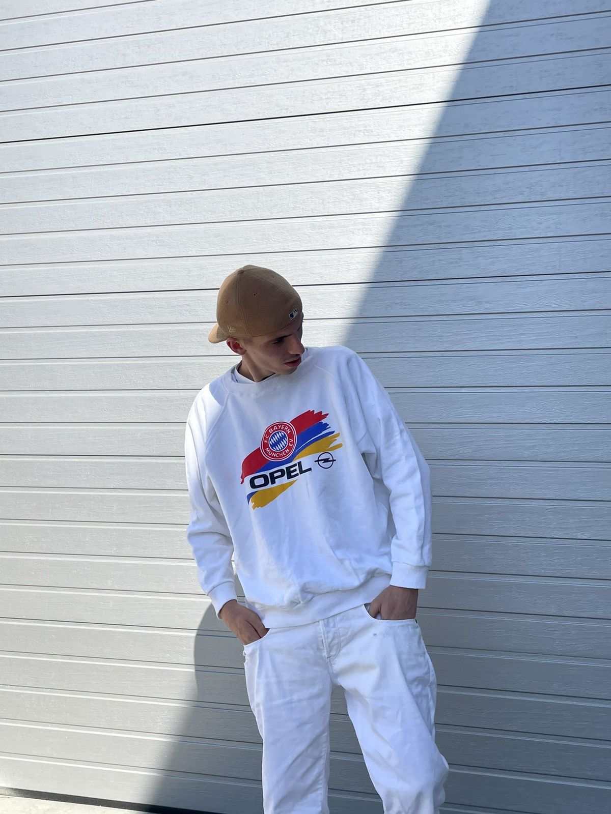 Vintage Vintage Bayern Munich Opel Away Soccer sweatshirt Size US L / EU 52-54 / 3 - 1 Thumbnail