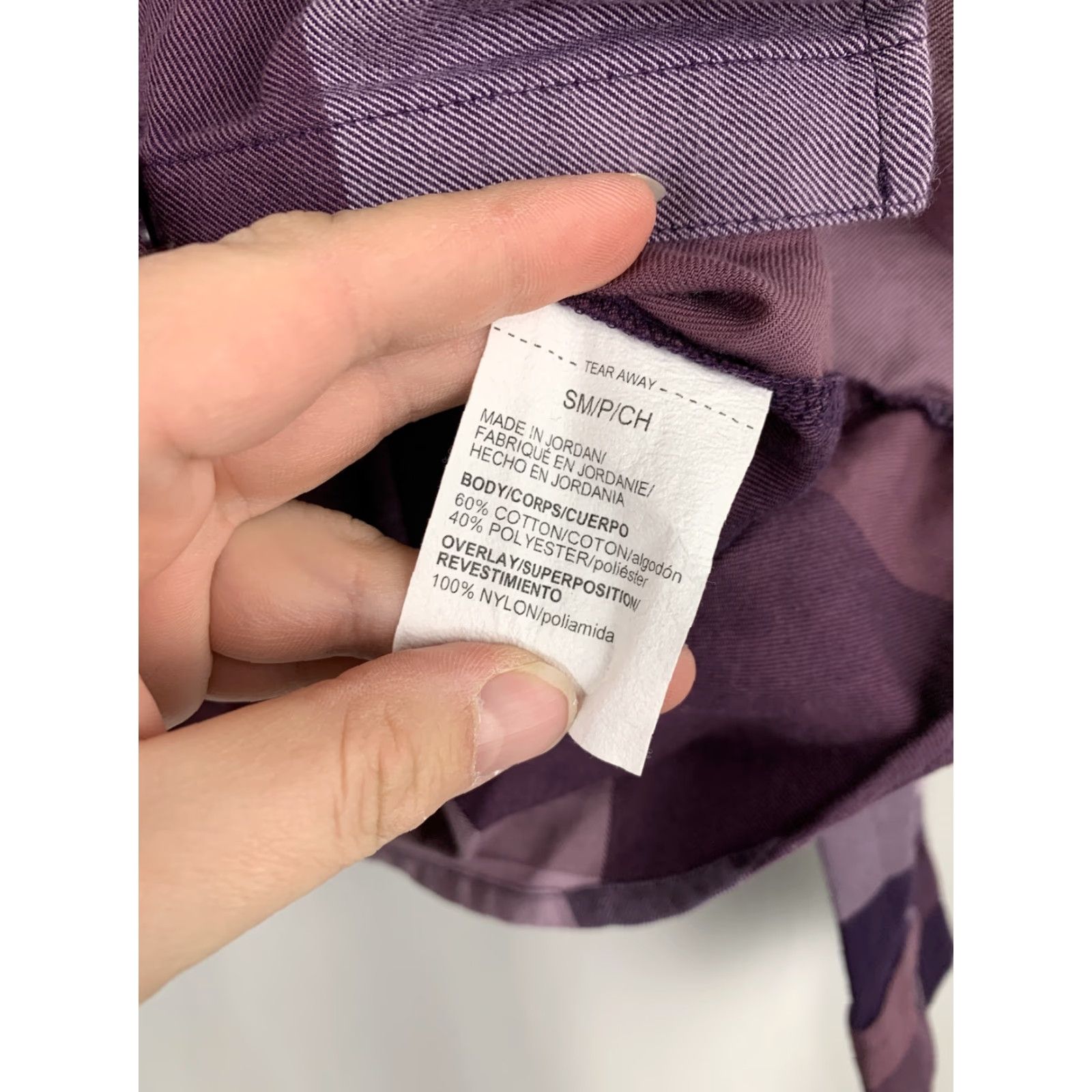Under Armour Under Armour Womens Small Loose Purple Plaid Hooded Outdoor Snap Shirt Size S / US 4 / IT 40 - 6 Thumbnail
