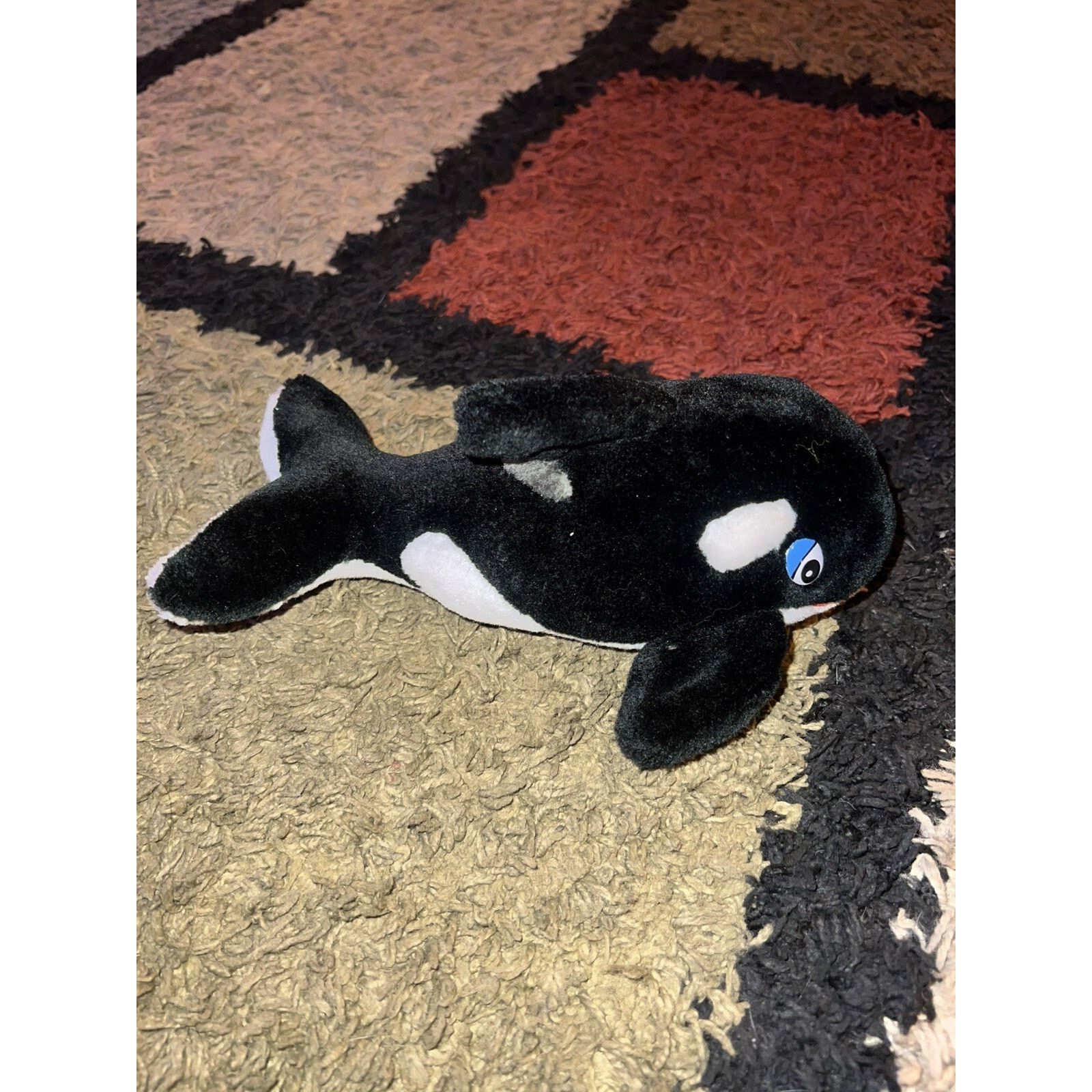Other Vintage Sea World Shamu (Killer Whale) Plush w Original Tag! Size ONE SIZE - 4 Thumbnail