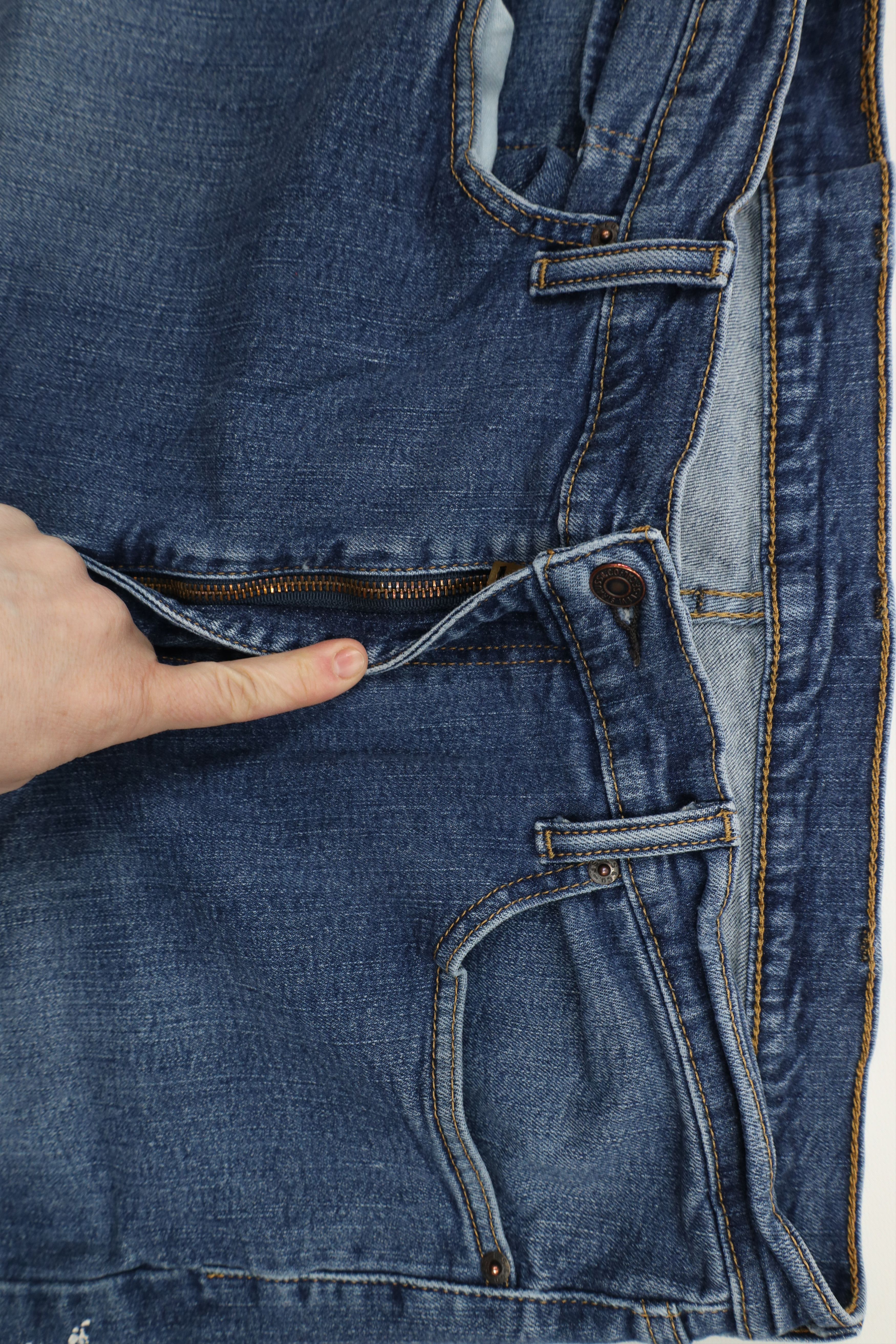 Levi's × Vintage Vintage Y2K Levis 505 Regular Fit Denim Jeans Blue Size US 38 / EU 54 - 6 Thumbnail
