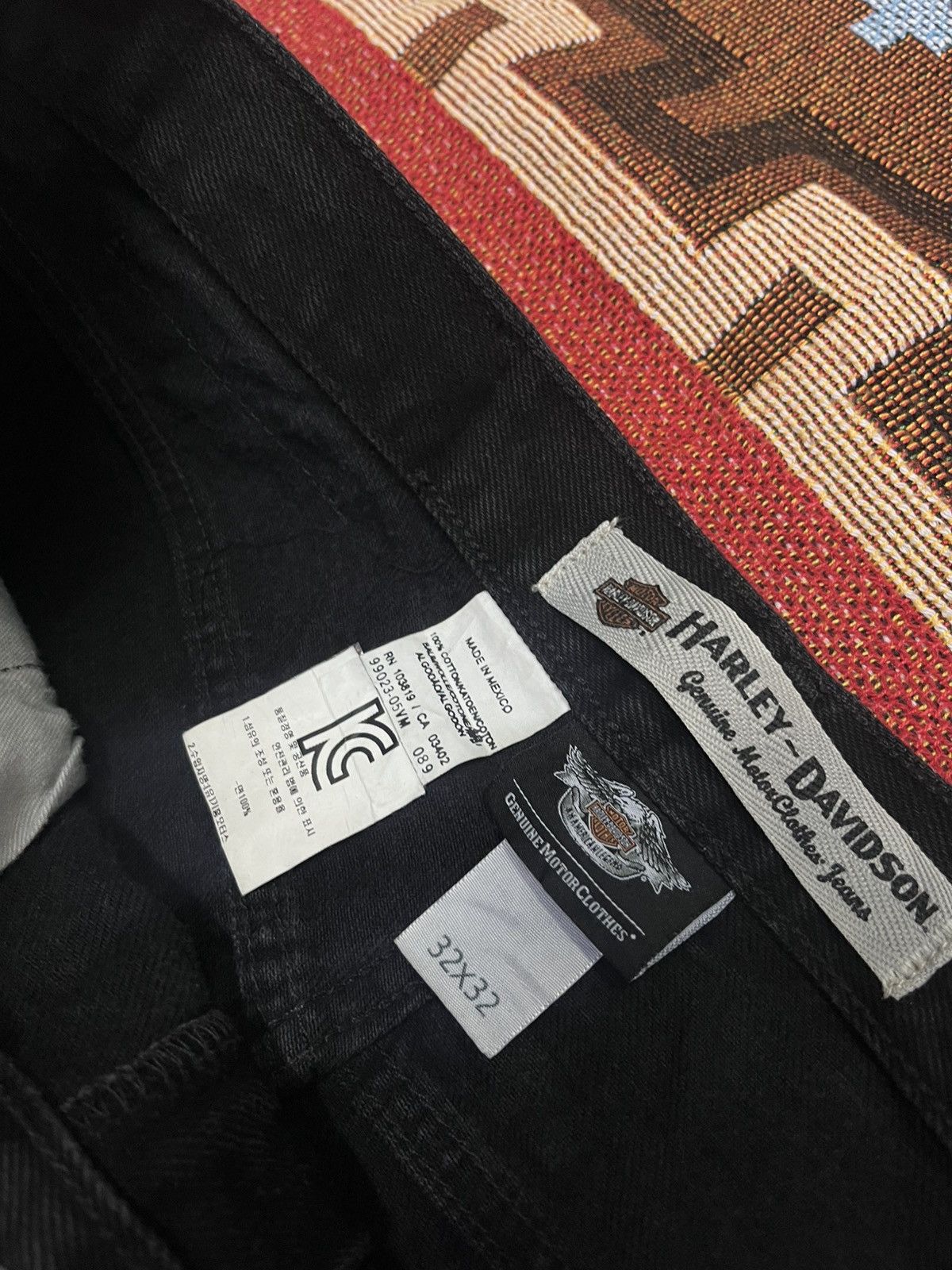 Harley Davidson 💀Harley Davidson Motor Cycles Jeans💀 Size US 32 / EU 48 - 8 Thumbnail