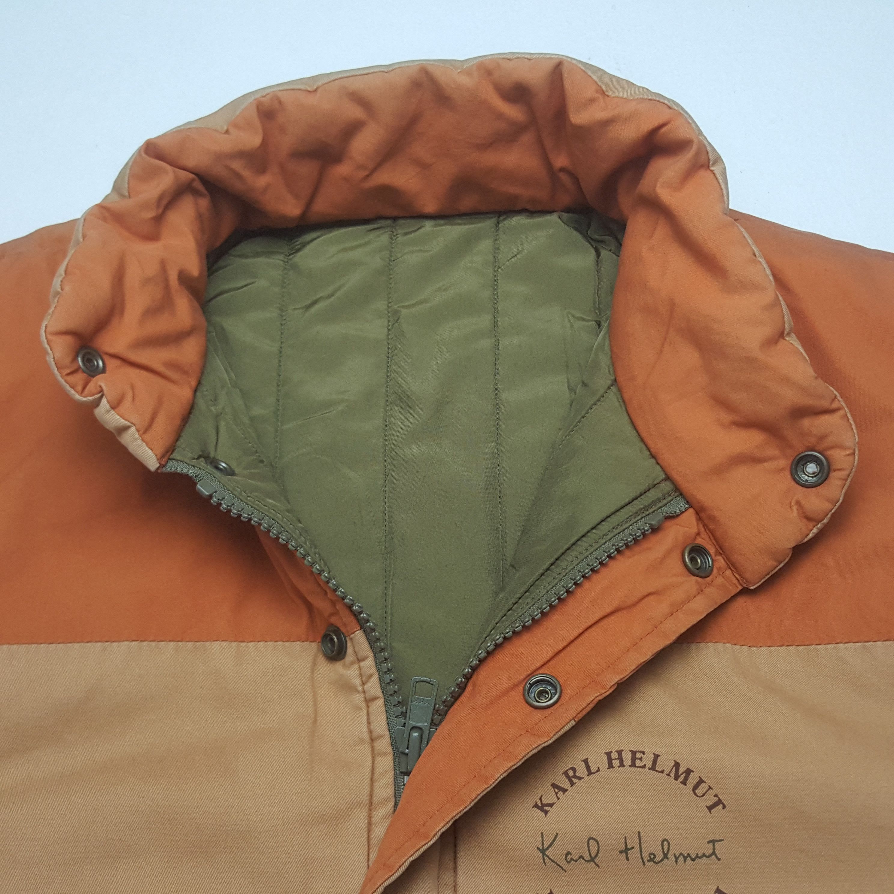 Karl Helmut Vintage Karl Helmut Striped Puffer Jacket Size US L / EU 52-54 / 3 - 5 Thumbnail
