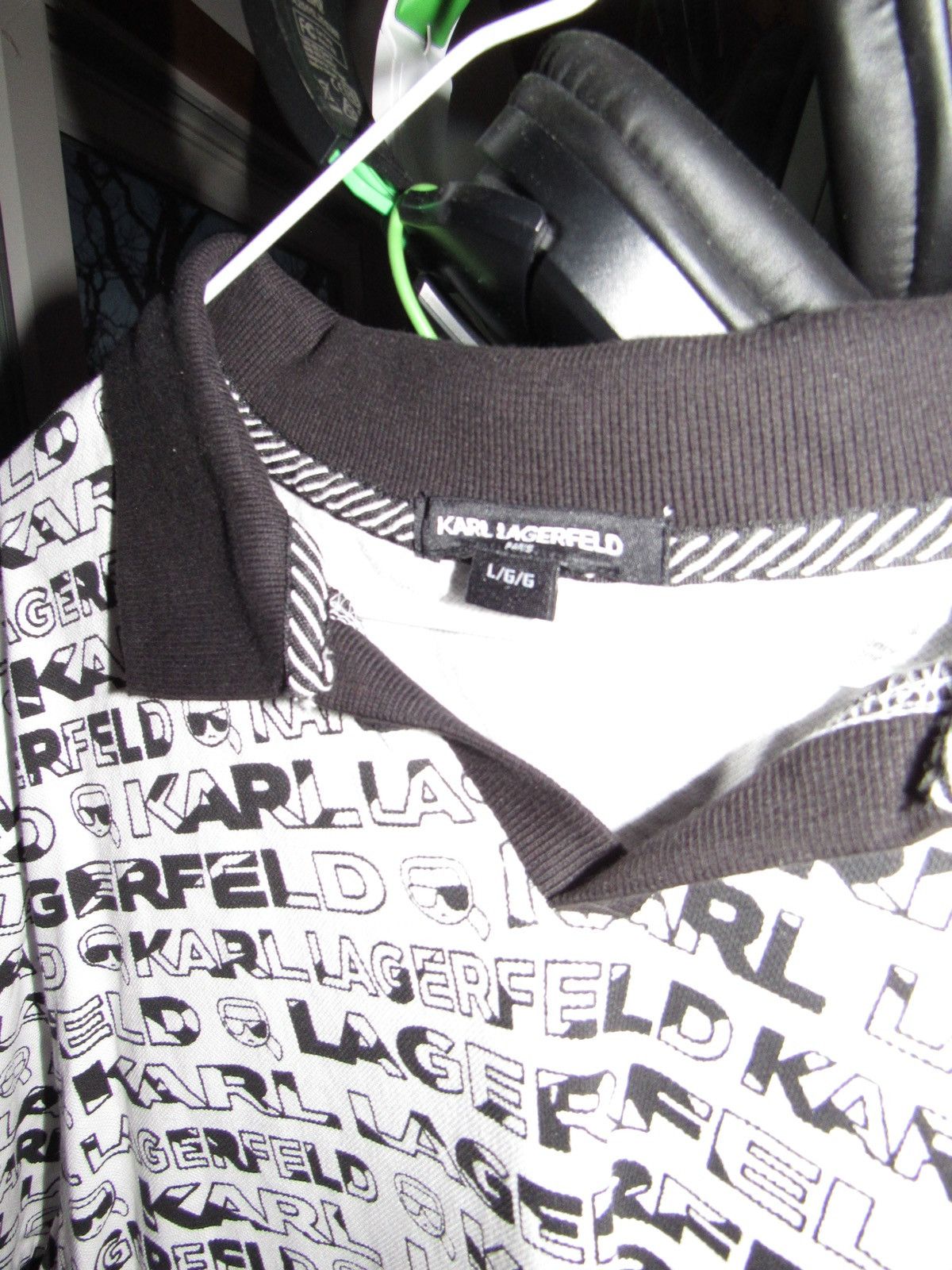 Karl Lagerfeld Karl Lagerfeld Men’s Polo Size US L / EU 52-54 / 3 - 2 Thumbnail