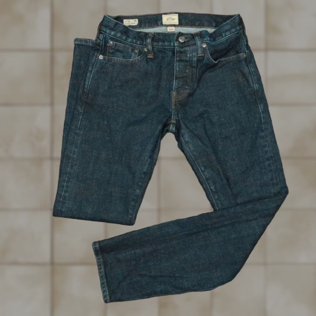 J.Crew VINTAGE J.CREW Jeans Men 28x30 Denim Slim Fit 5-Pocket Blue Casual Straight Size US 28 / EU 44 - 1 Thumbnail