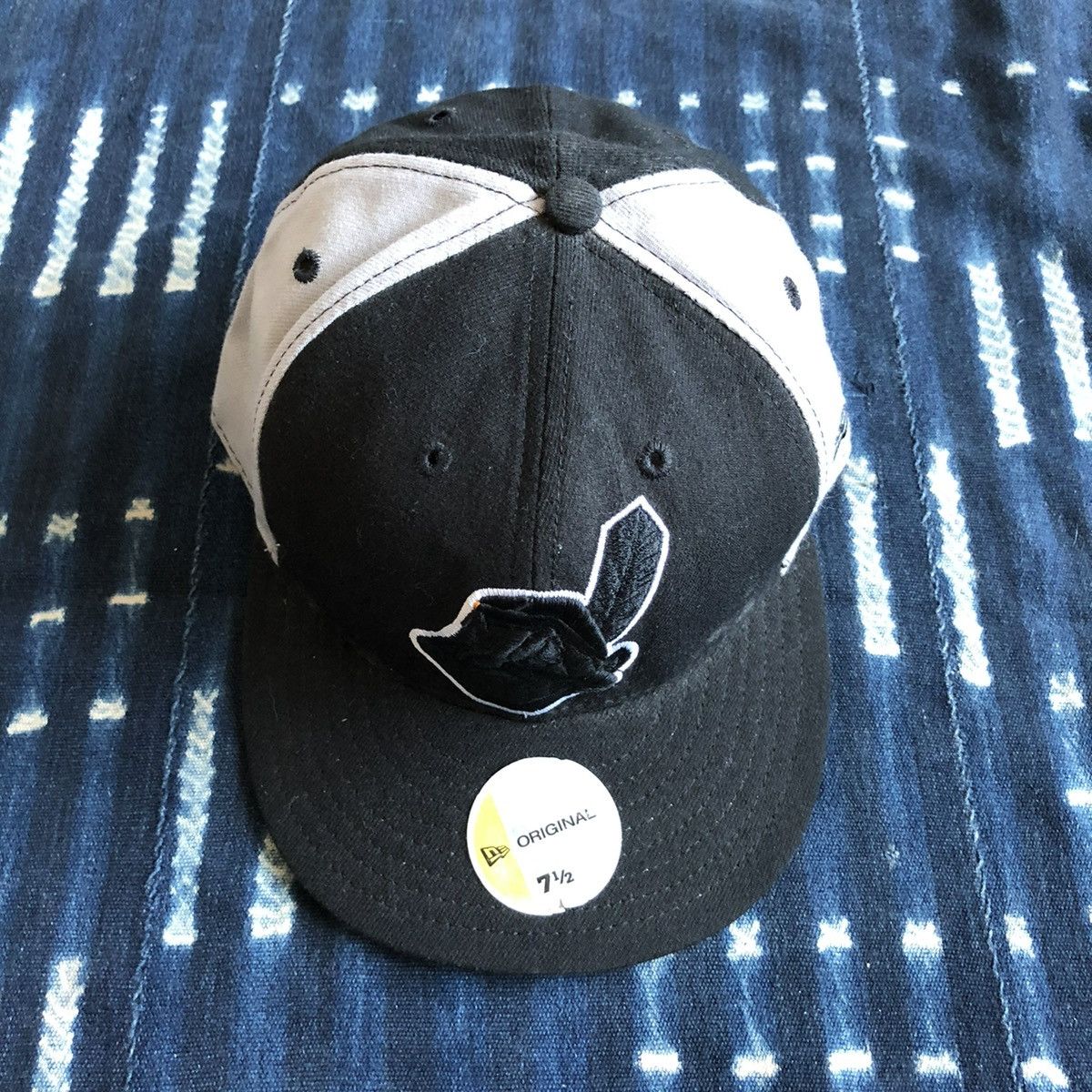 New Era New Era Black Chief Wahoo Cap Vintage 90s – 1/2 7 Size ONE SIZE - 1 Thumbnail