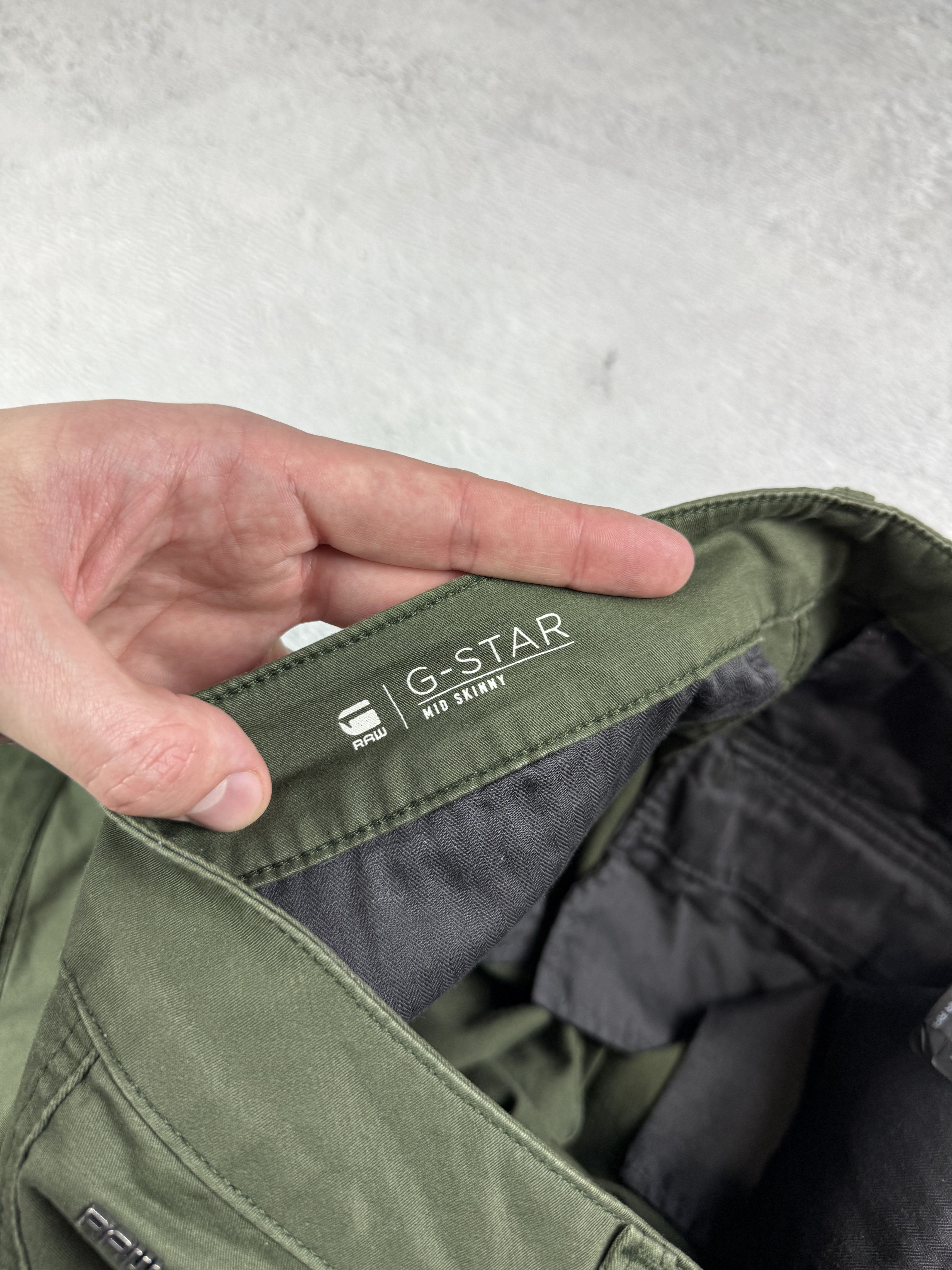 G-Star G-Star Raw Cago Pants Rovic Mid Skinny Women Green Size 30" / US 8 / IT 44 - 6 Thumbnail