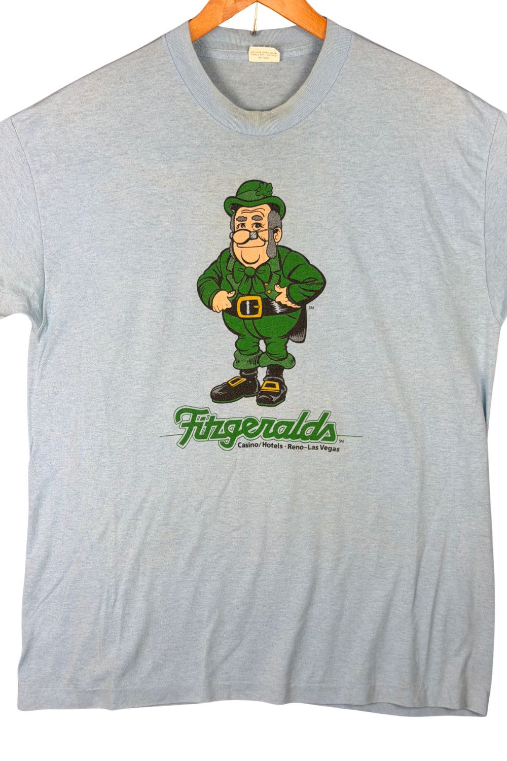 Vintage Vintage 80s Fitzgeralds Casino Reno Las Vegas Leprechaun Size US XL / EU 56 / 4 - 3 Thumbnail