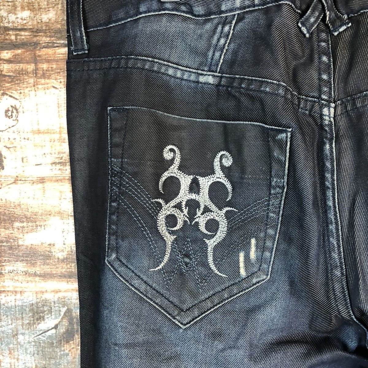Japanese Brand DLL Osaka Big Train Blue Denim Pants #C095 Size US 38 / EU 54 - 18 Thumbnail