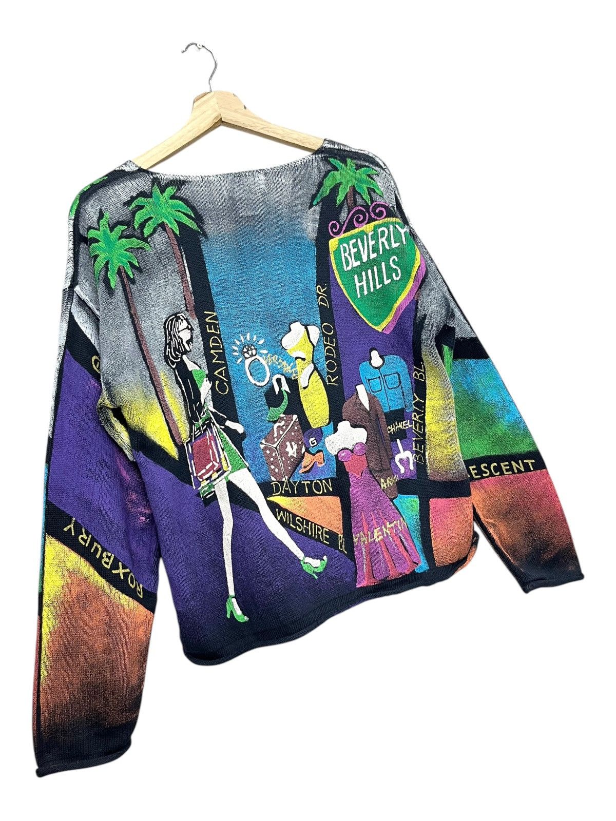 Other BEVERLY HILLS Luxury Designer Shopper's Paradise Painted Size M / US 6-8 / IT 42-44 - 6 Thumbnail