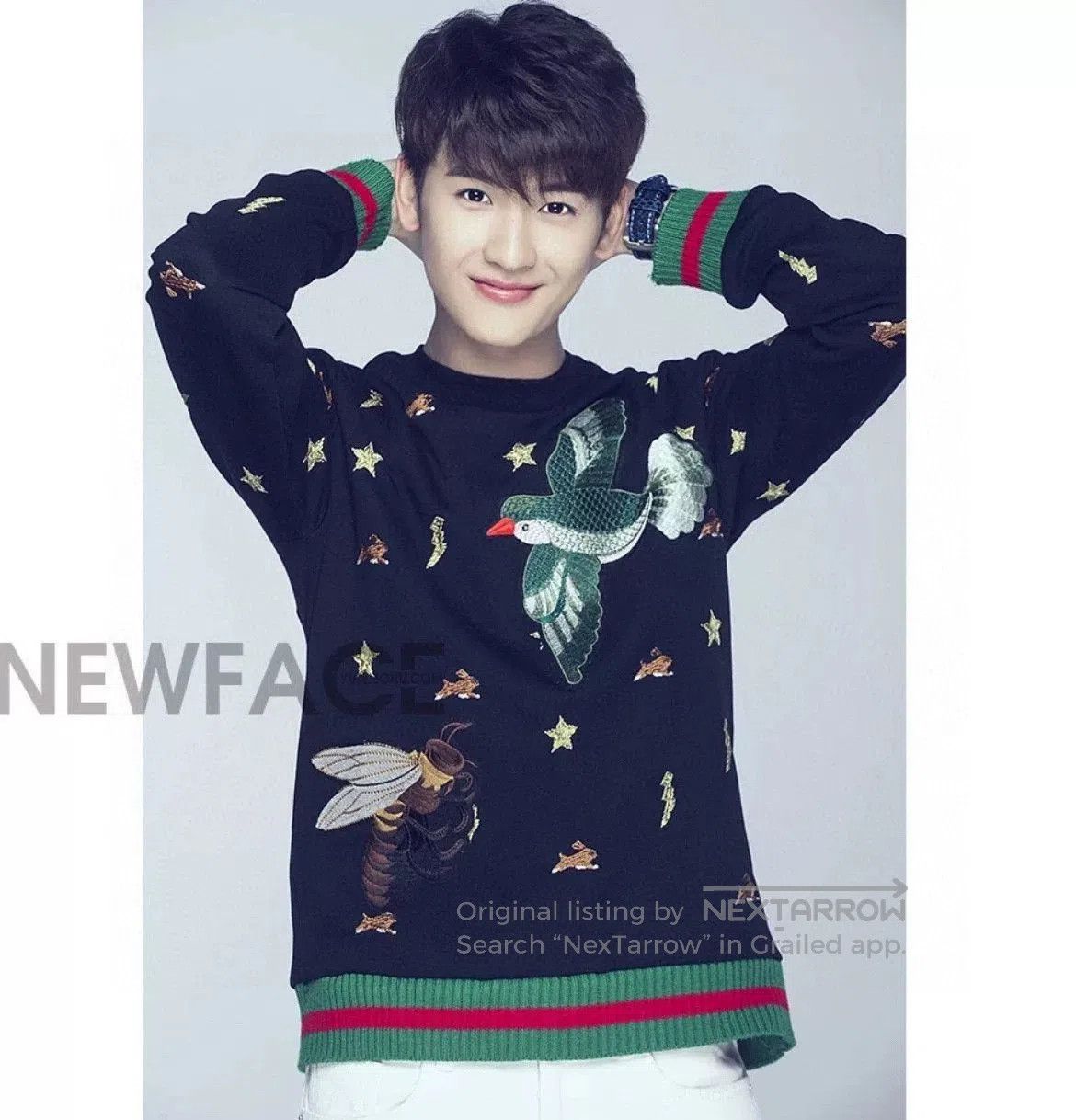 Gucci Gucci Embroidered Print Sweater. Size S / US 4 / IT 40 - 9 Thumbnail