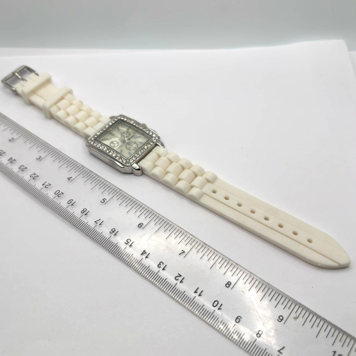 Other Retro Silver & White Men's Watch Size ONE SIZE - 4 Thumbnail