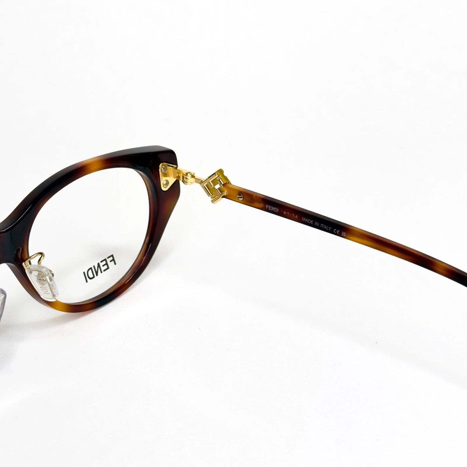Fendi FENDI DIAMONDS LOGO 50099 052 Brown Eyeglasses FE50099F 053 Size ONE SIZE - 5 Thumbnail