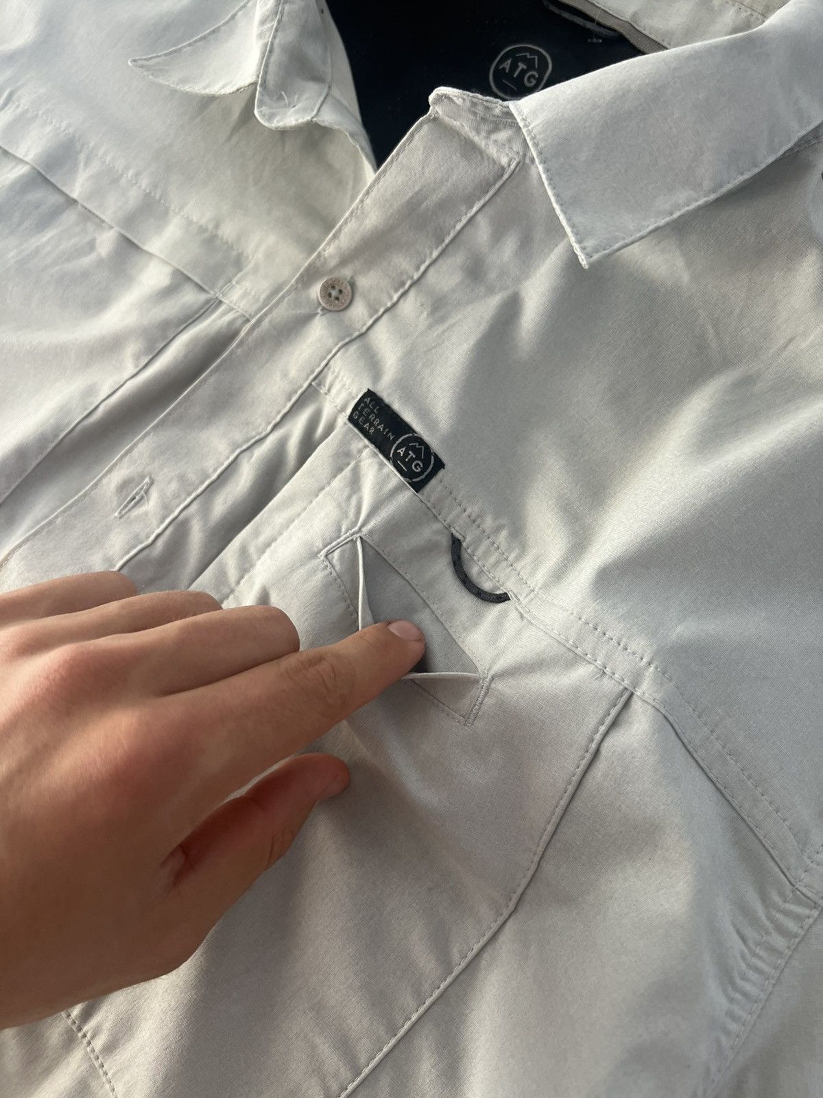 Wrangler ‼️Vintage Wrangler Outdoor ATG All Terrain Gear Pocket Shirt‼️ Size US XXL / EU 58 / 5 - 10 Thumbnail