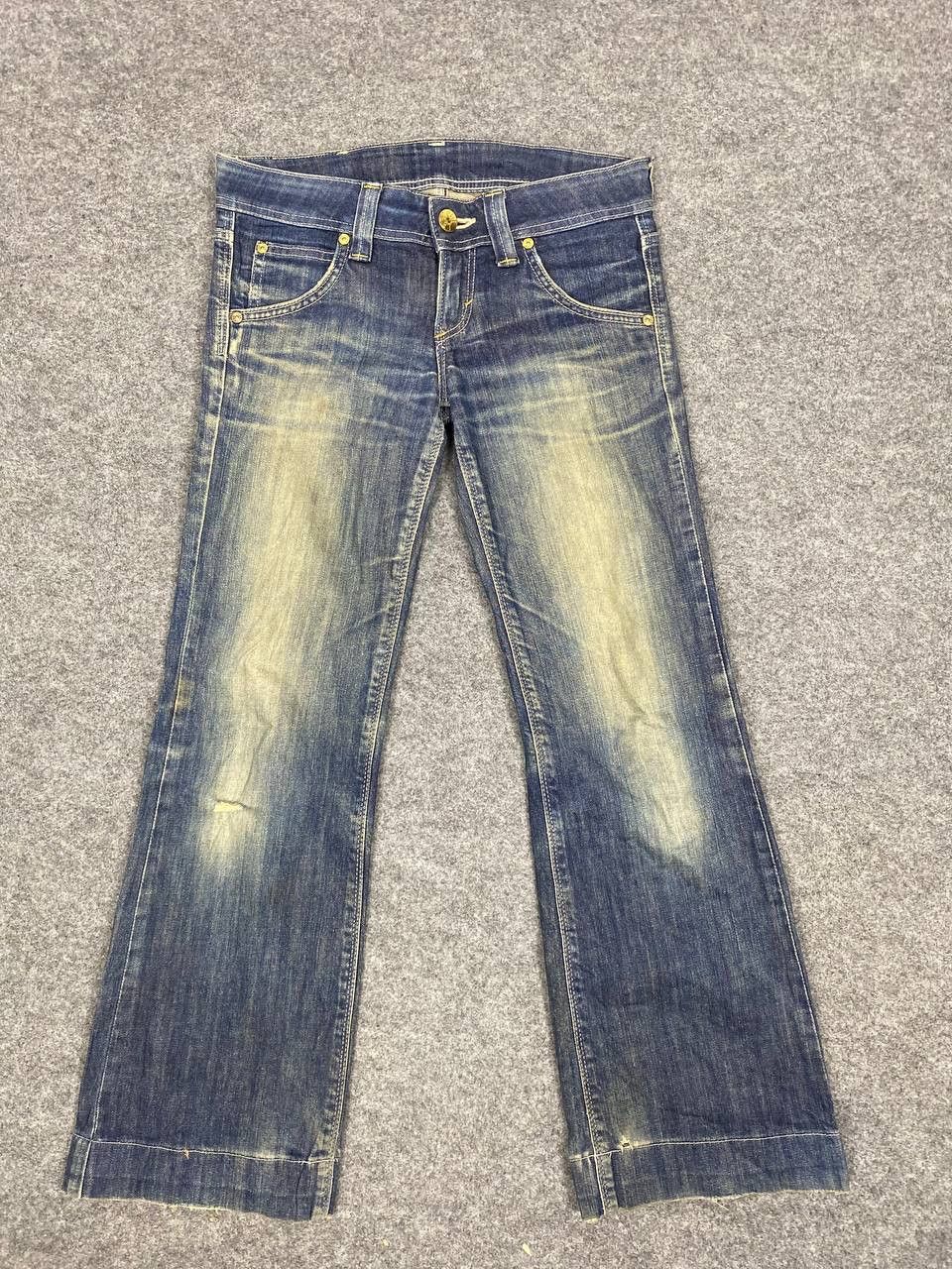 Lee lee ankle cut bootcut flare distressed denim Size 30" / US 8 / IT 44 - 7 Thumbnail