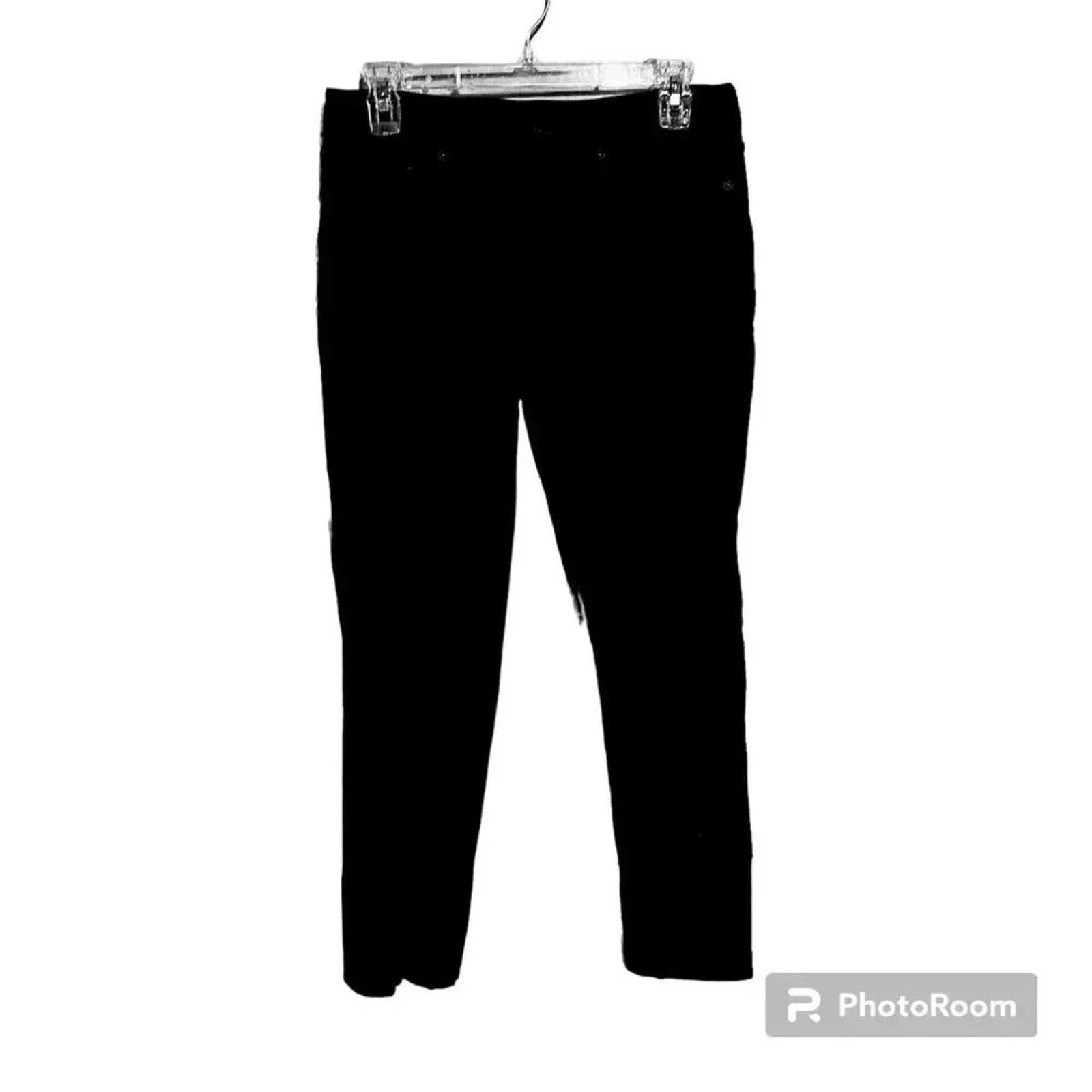 Eddie Bauer Eddie Bauer Sz 6 Black Skinny Jeans Rayon Spandex Zip Up Size 28" / US 6 / IT 42 - 1 Thumbnail
