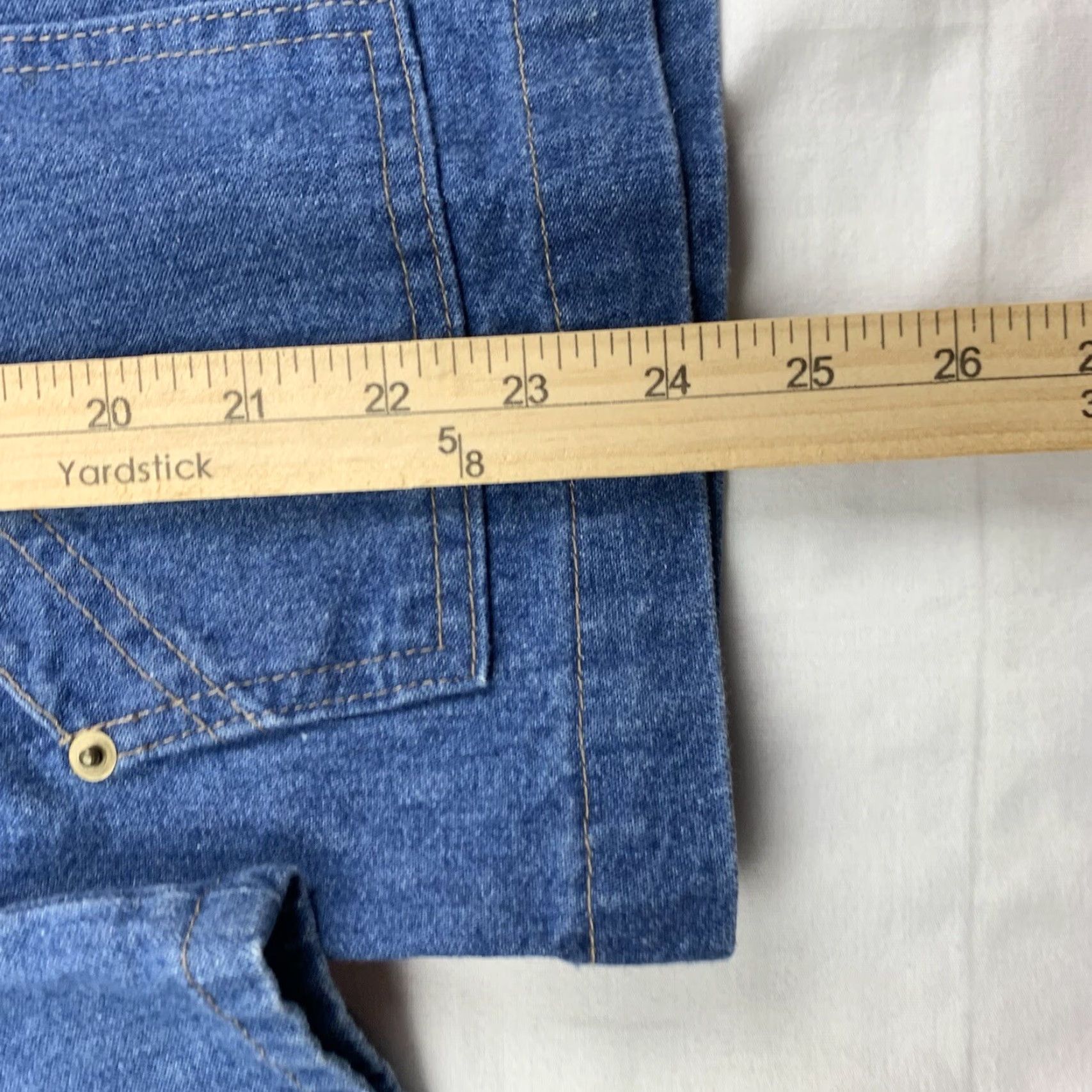 Vintage VINTAGE Crossroads Denim Jacket Medium Blue Full Zip Womens 90s Size M / US 6-8 / IT 42-44 - 5 Thumbnail