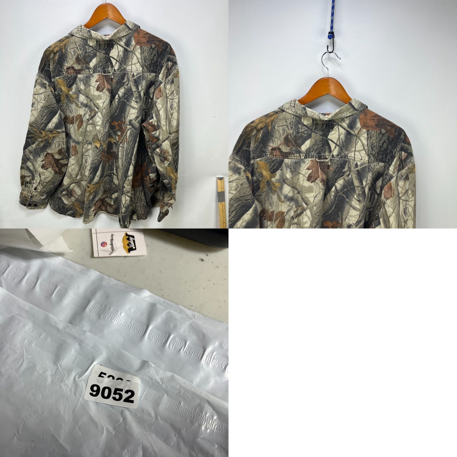 Vintage VINTAGE Tree Camo Real Button-Up Long Sleeve Shirt 2XL Size US XXL / EU 58 / 5 - 8 Thumbnail